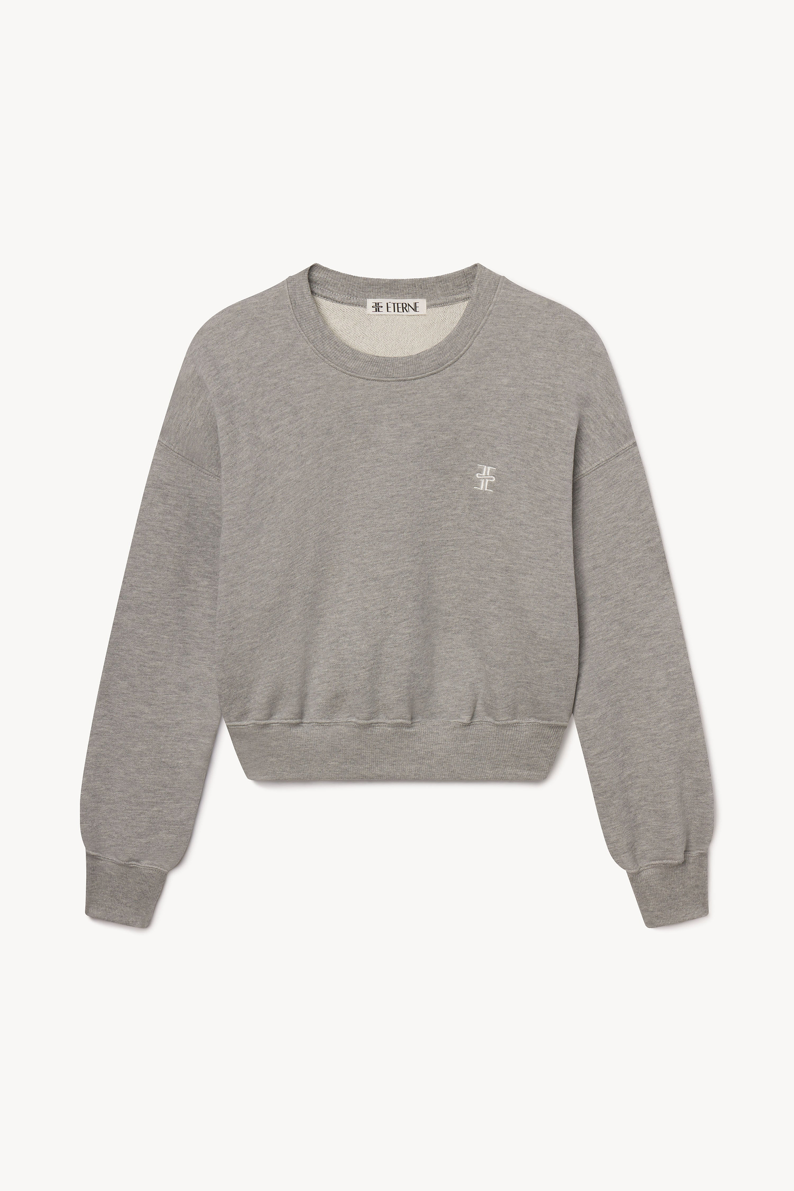 CROPPED CREWNECK SWEATSHIRT - ÉTERNE