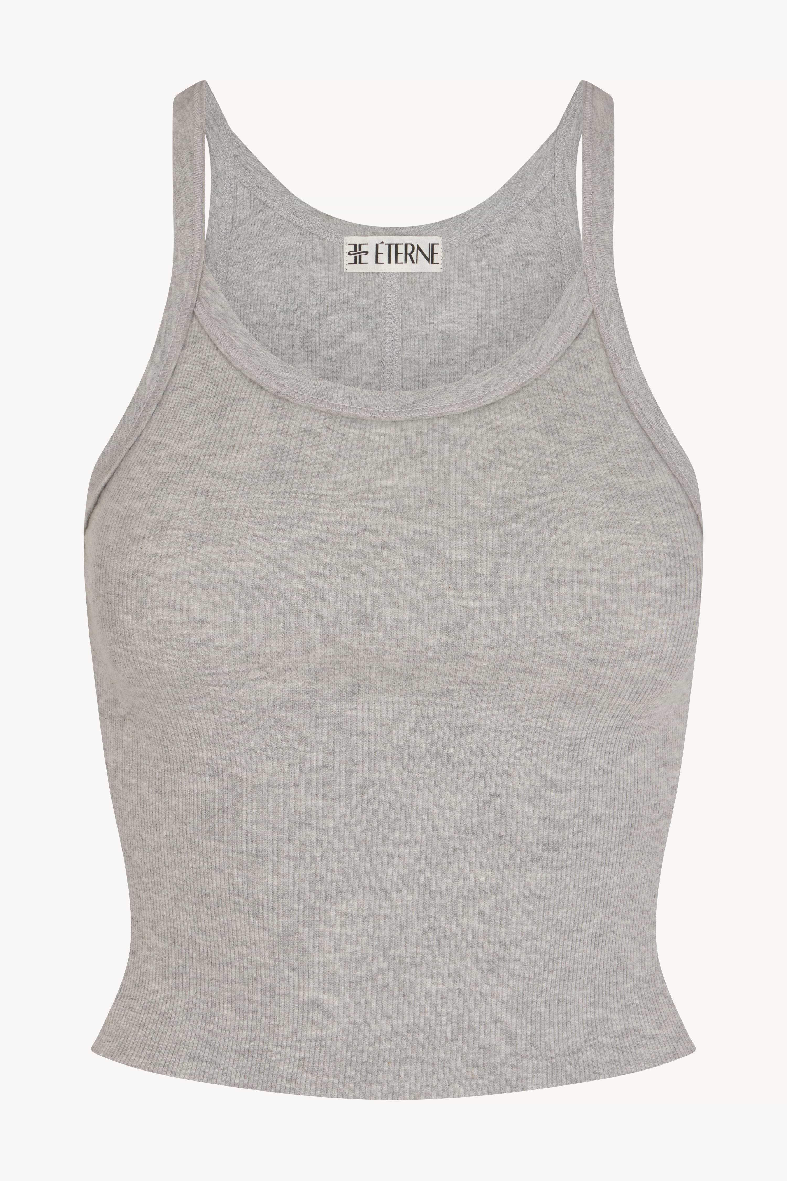 CROPPED RIB TANK - ÉTERNE