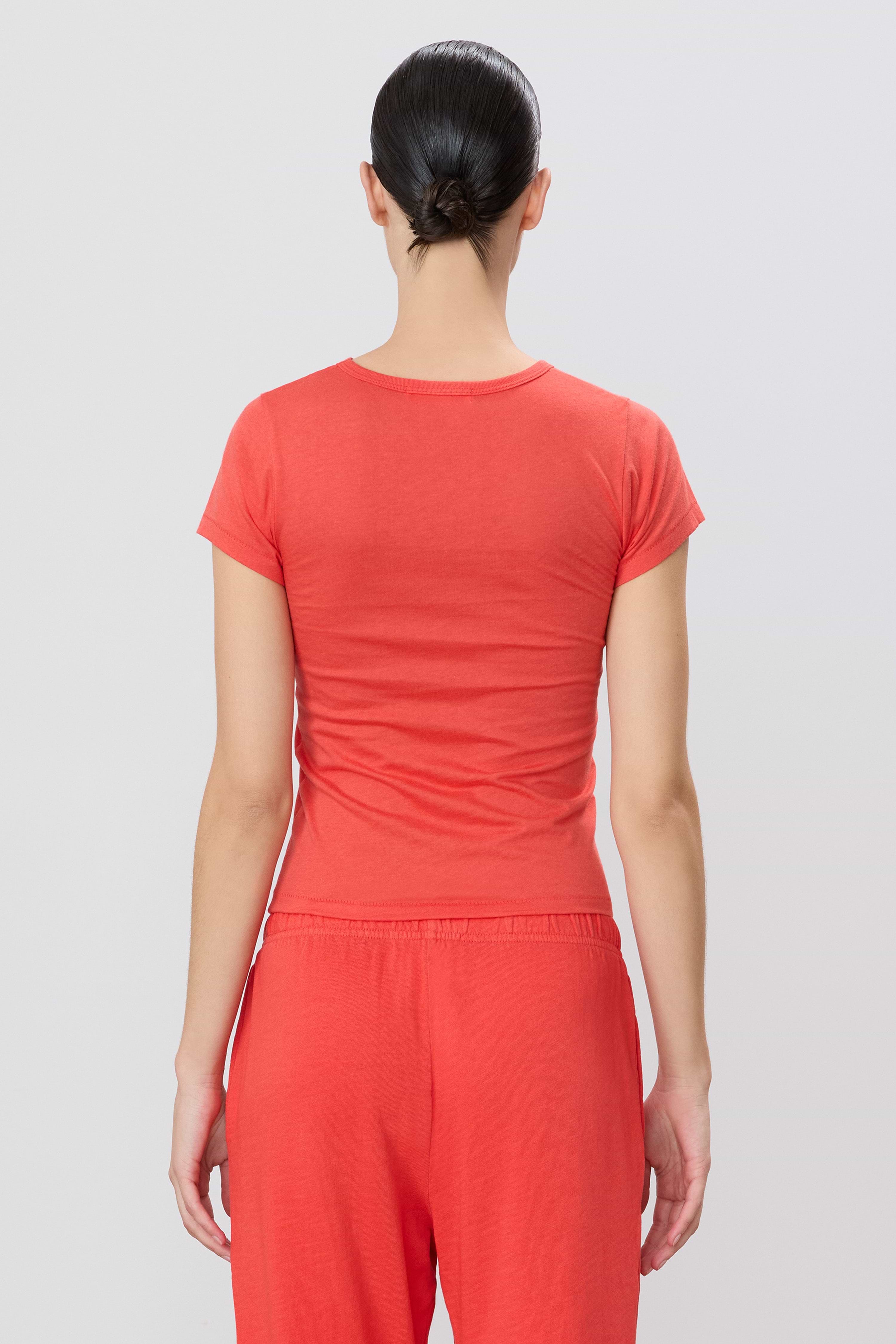 FITTED CREWNECK SHORT SLEEVE T-SHIRT - ÉTERNE