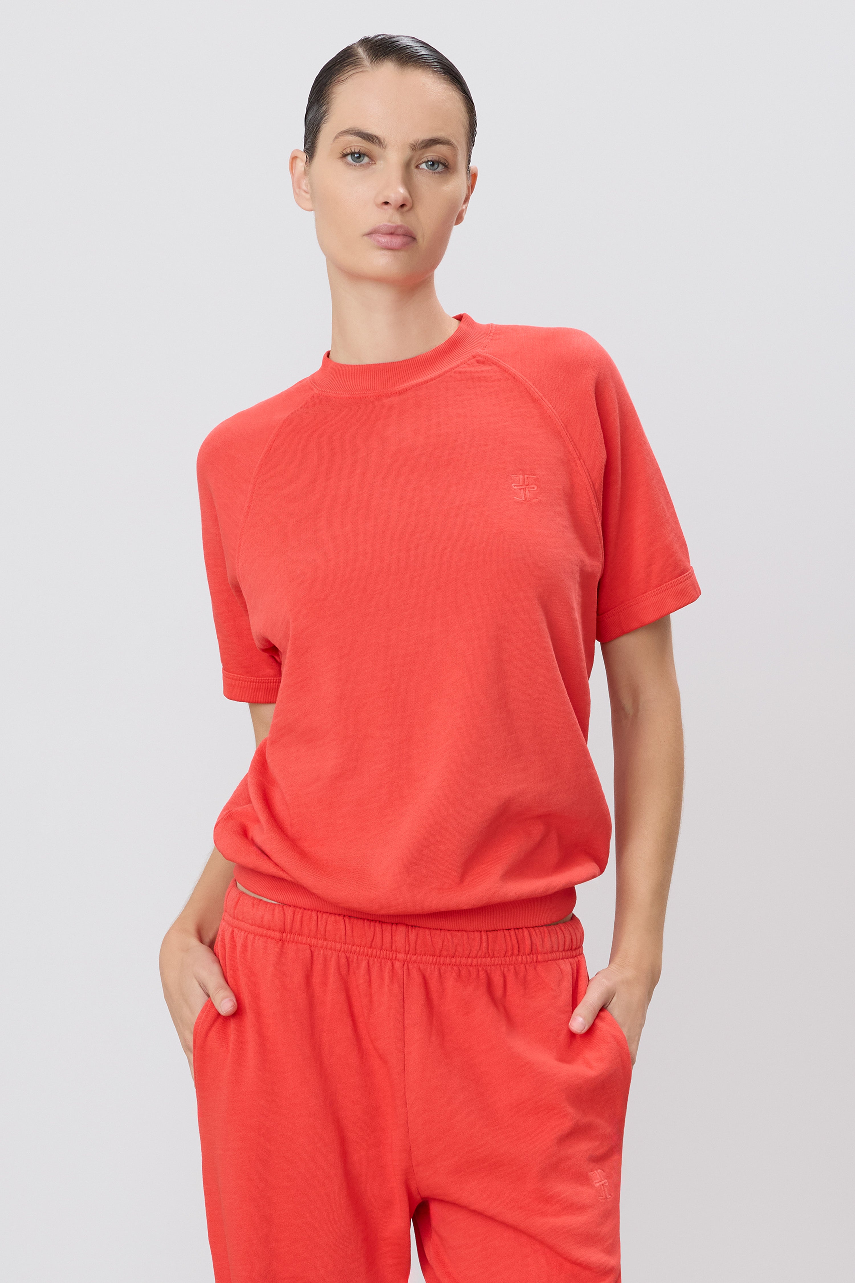 SHORT SLEEVE RAGLAN SWEATSHIRT - ÉTERNE