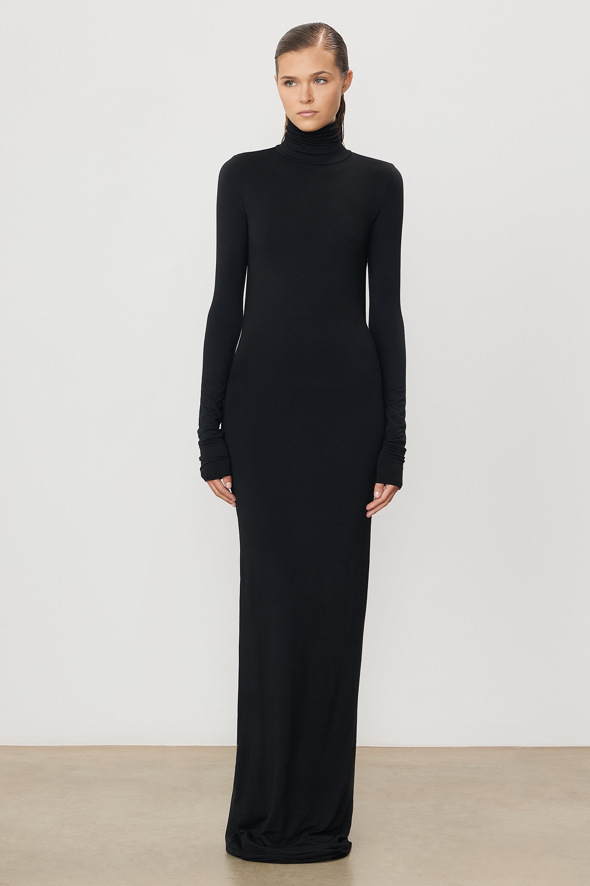 STELLA TURTLENECK MAXI DRESS