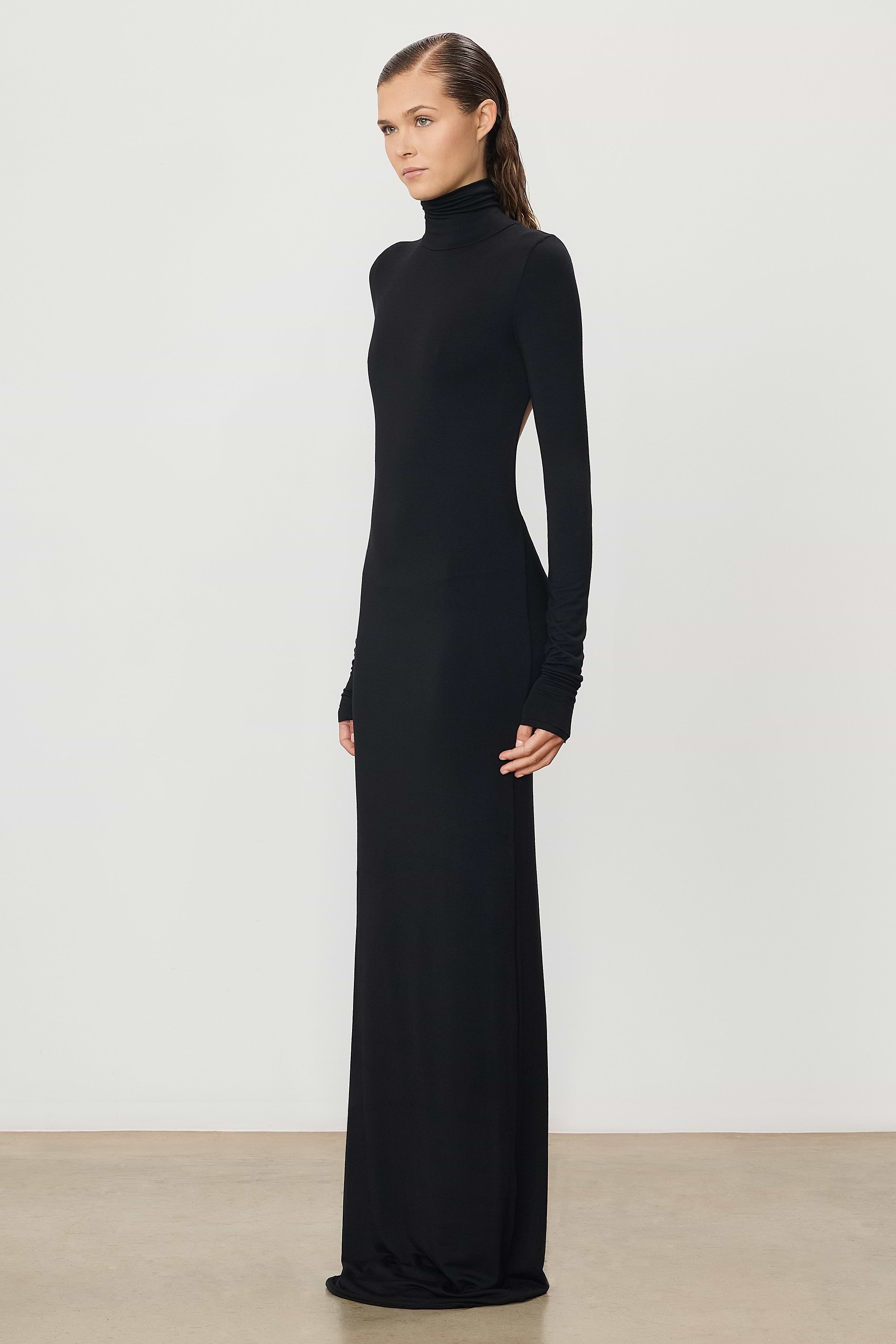 STELLA TURTLENECK MAXI DRESS