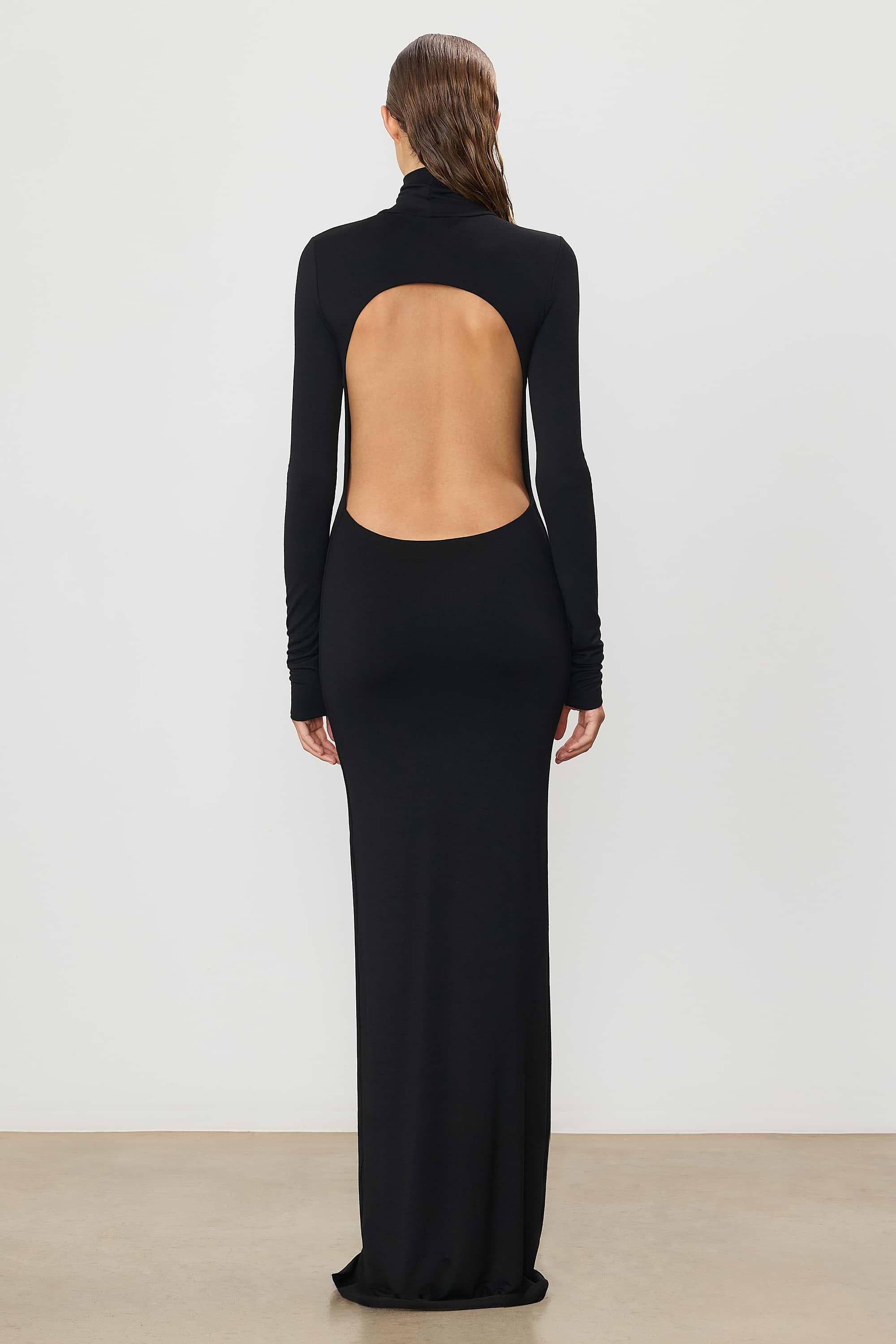 STELLA TURTLENECK MAXI DRESS