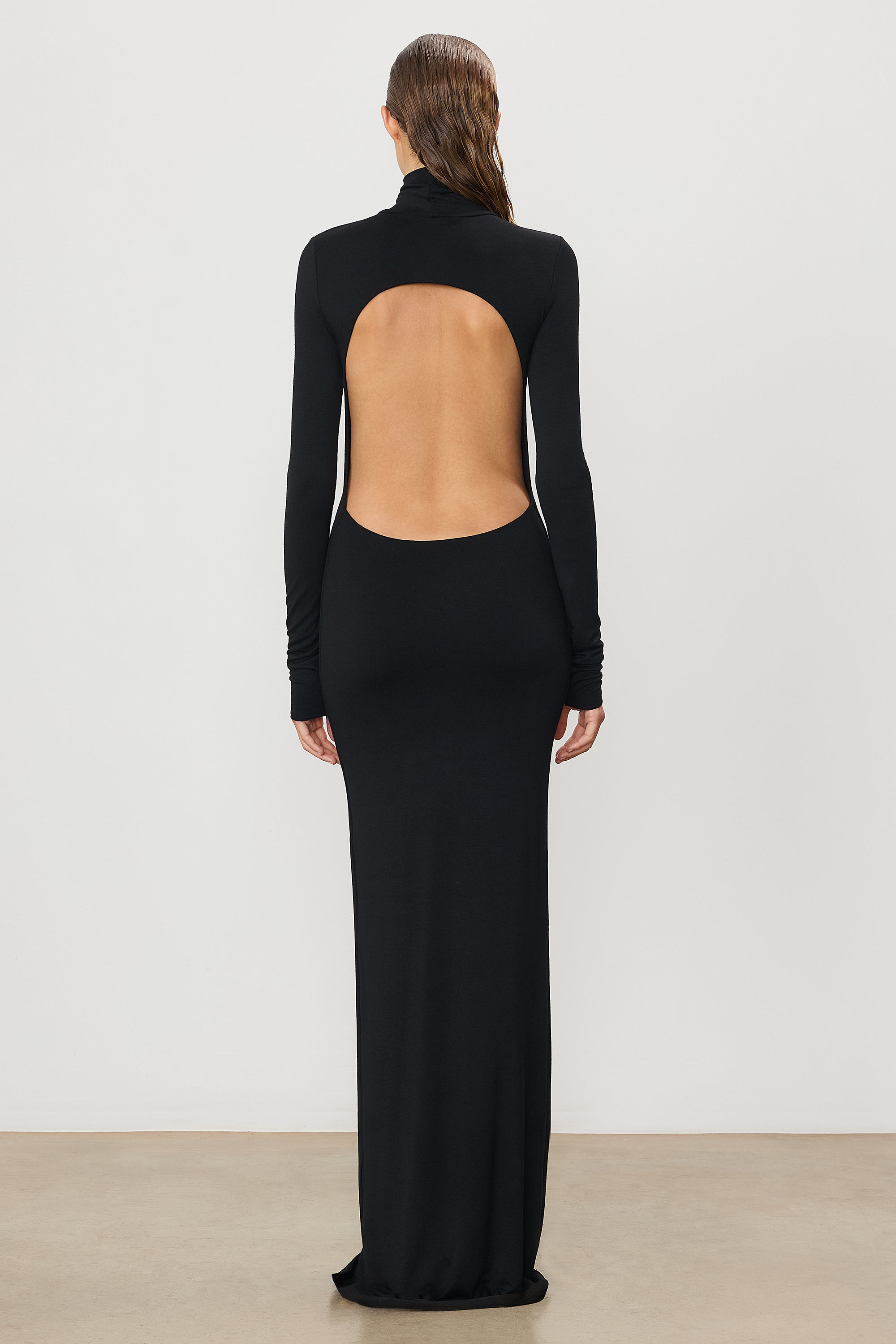STELLA TURTLENECK MAXI DRESS