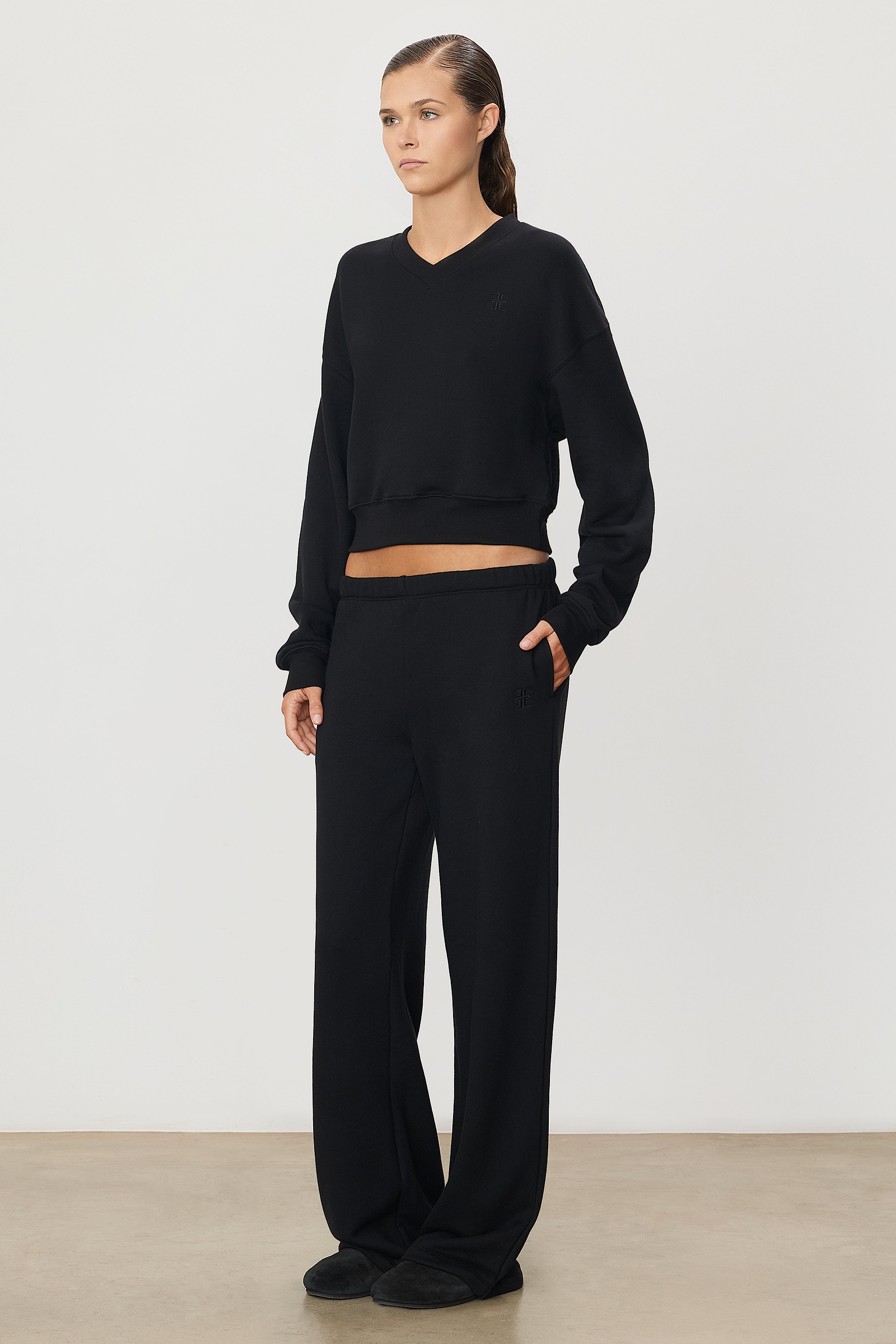 OVERSIZED WIDE LEG SWEATPANT - ÉTERNE