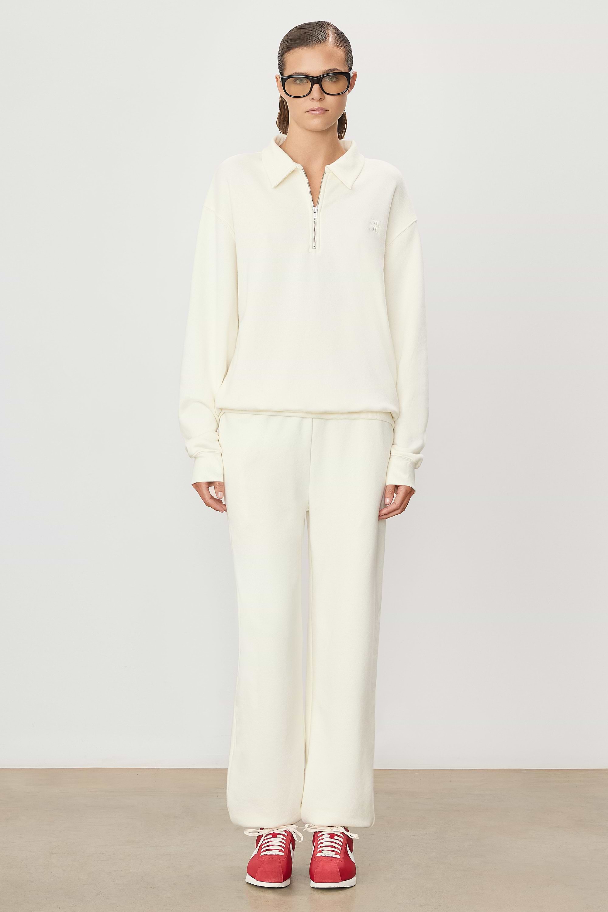 Boyfriend Pocket Sweatpant Cream - ÉTERNE