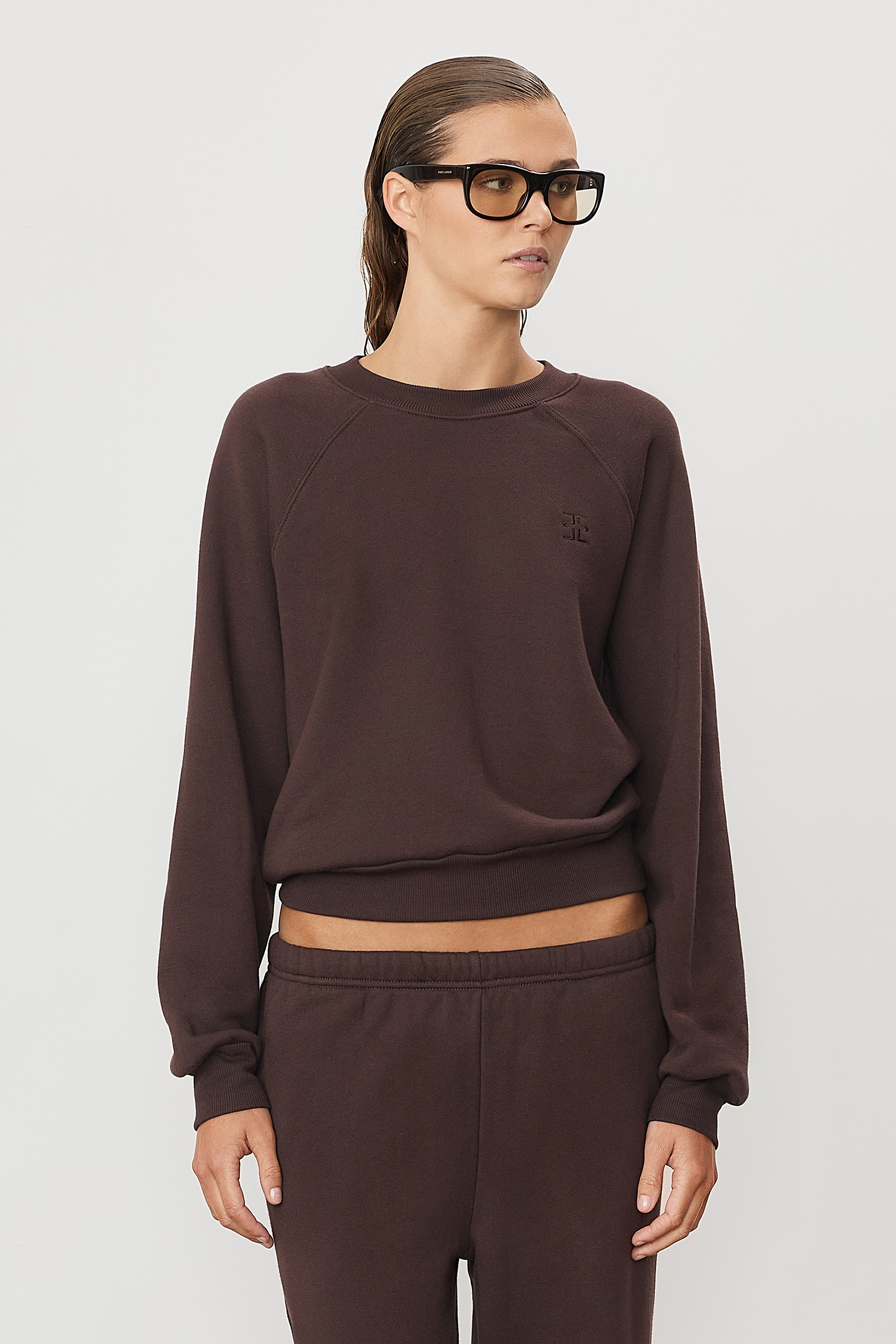 SHRUNKEN RAGLAN SWEATSHIRT - ÉTERNE