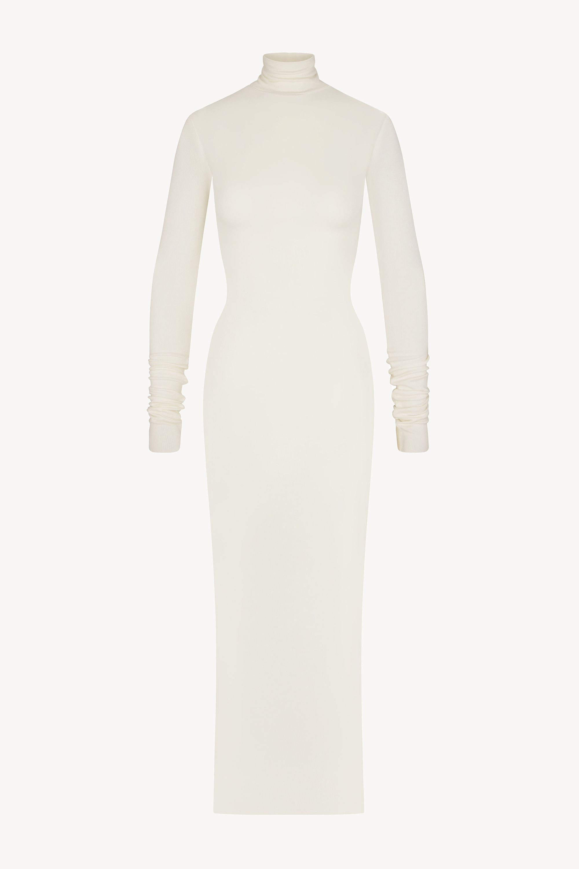LONG SLEEVE TURTLENECK MAXI DRESS - ÉTERNE