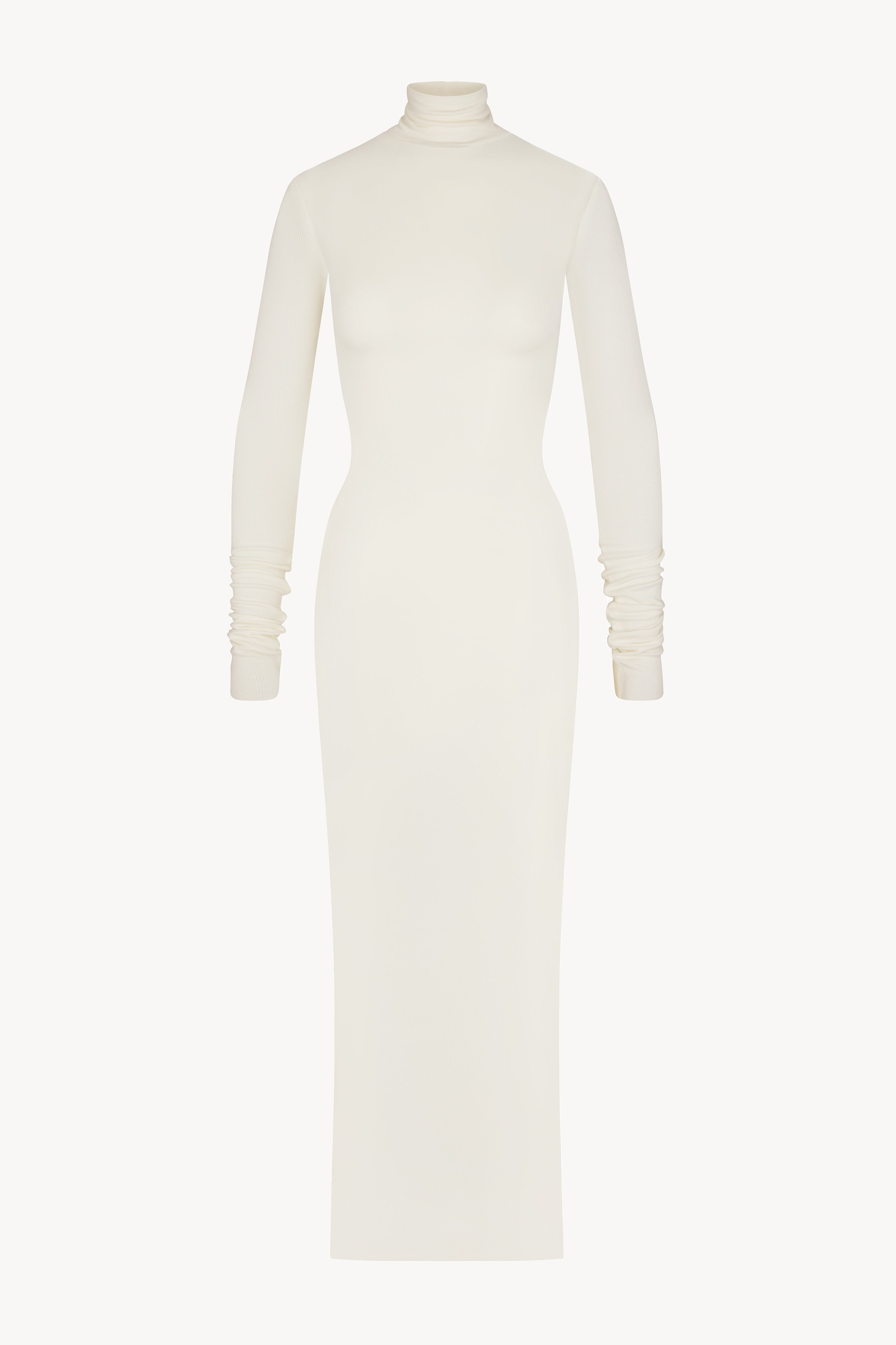 LONG SLEEVE TURTLENECK MAXI DRESS - ÉTERNE