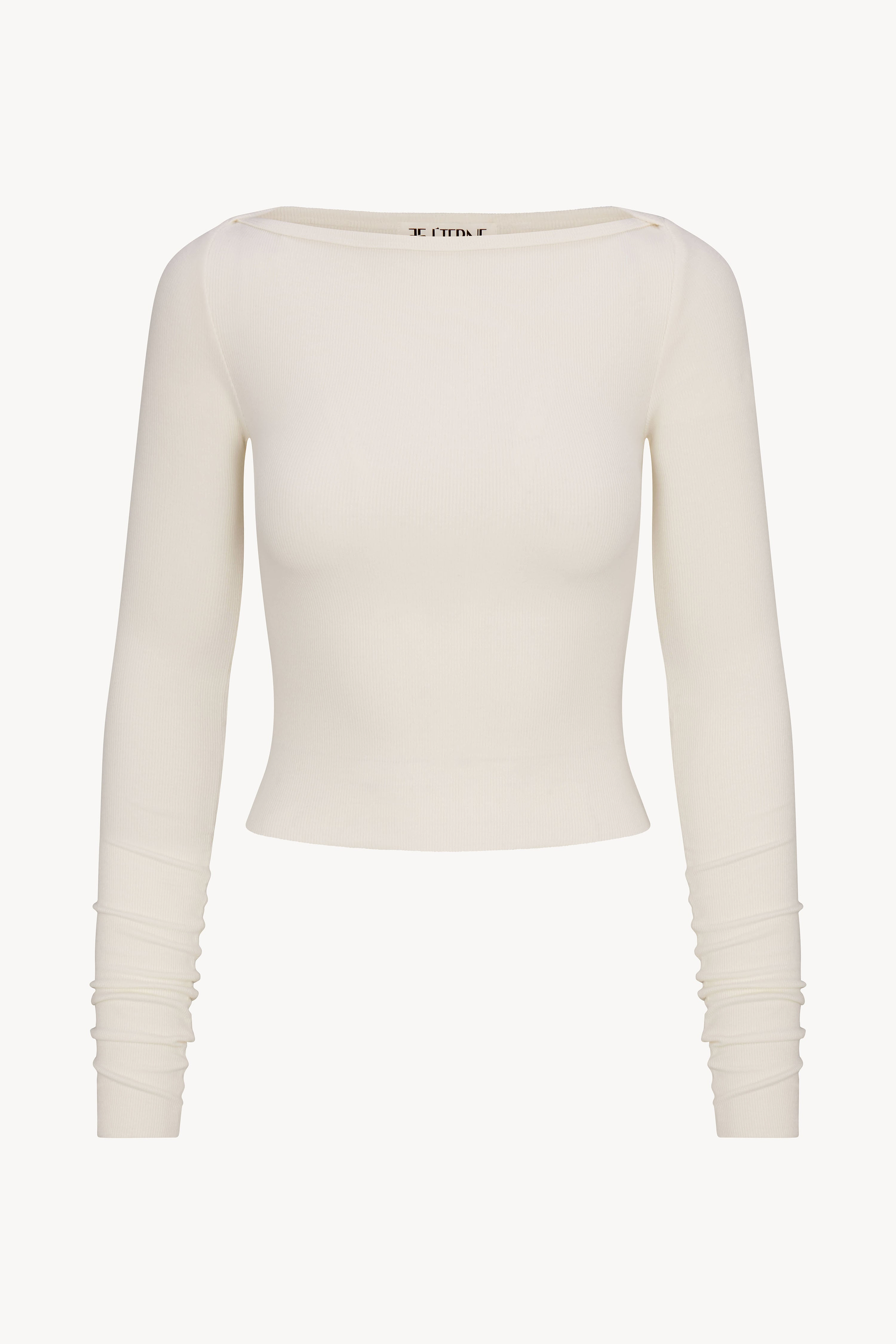 LONG SLEEVE BOATNECK TOP - ÉTERNE