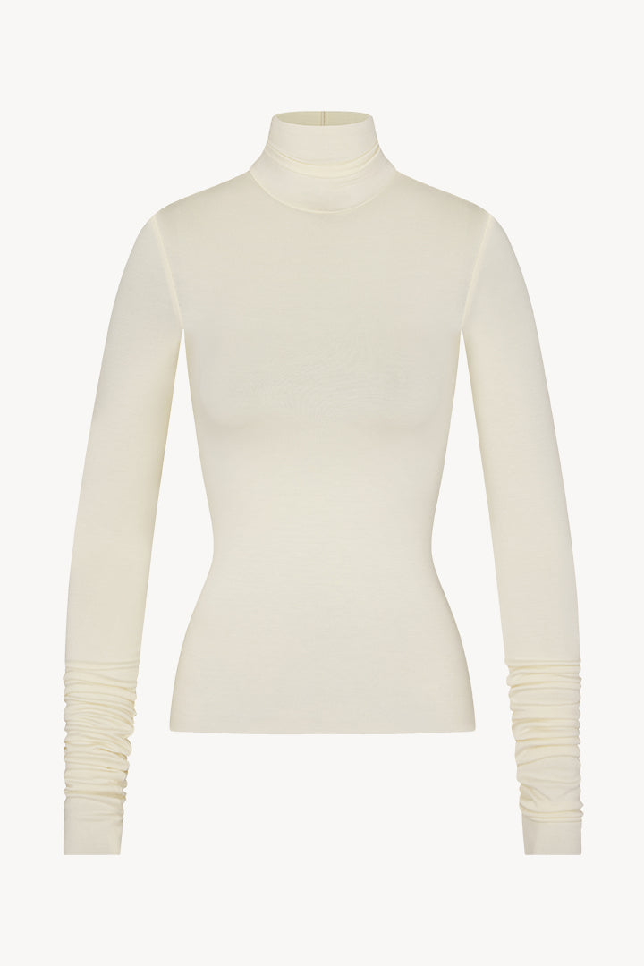 FITTED TURTLENECK TOP - ÉTERNE