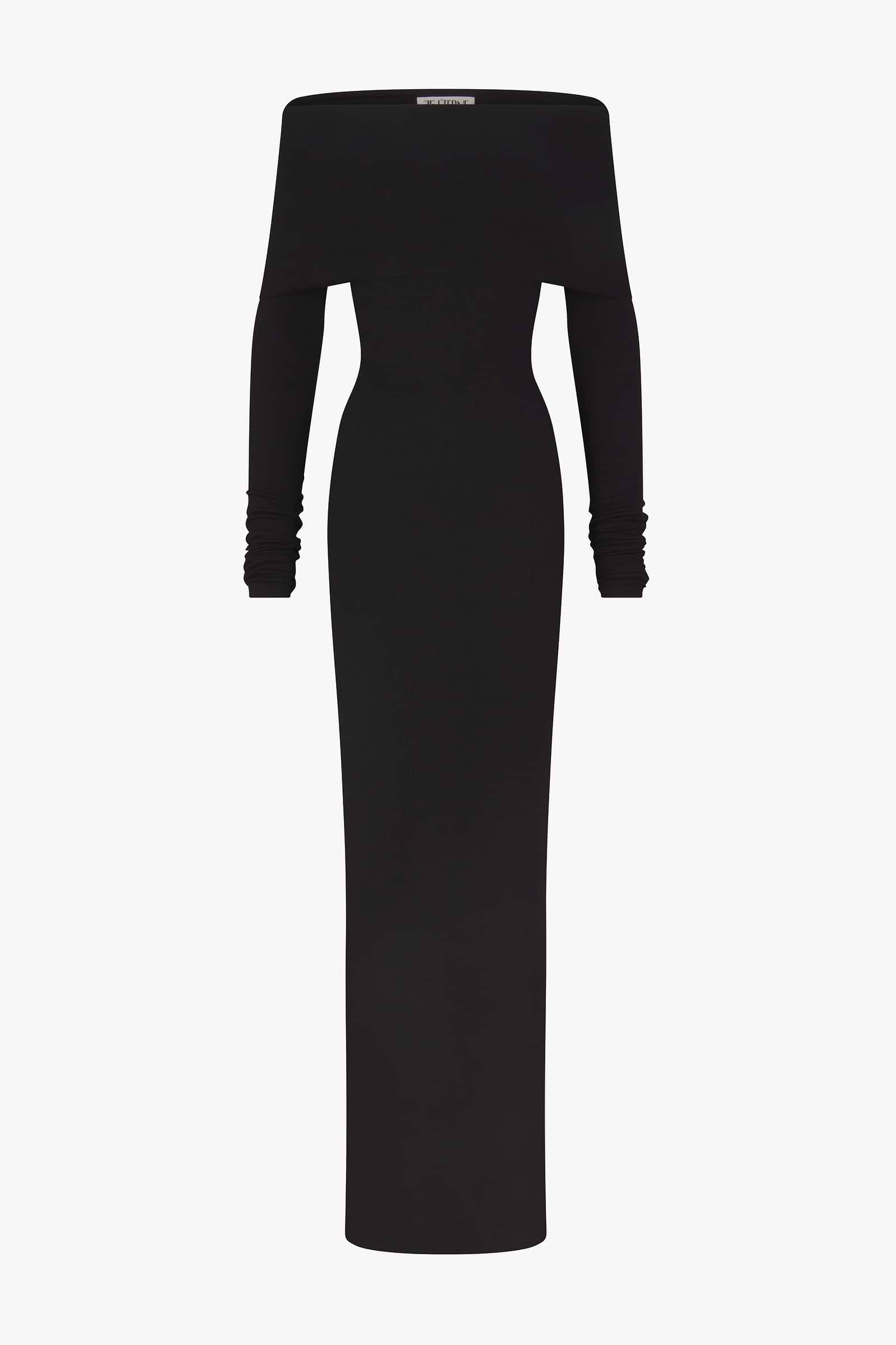 Long Sleeve Off-Shoulder Maxi Dress Long Sleeve Off-Shoulder Maxi Dress