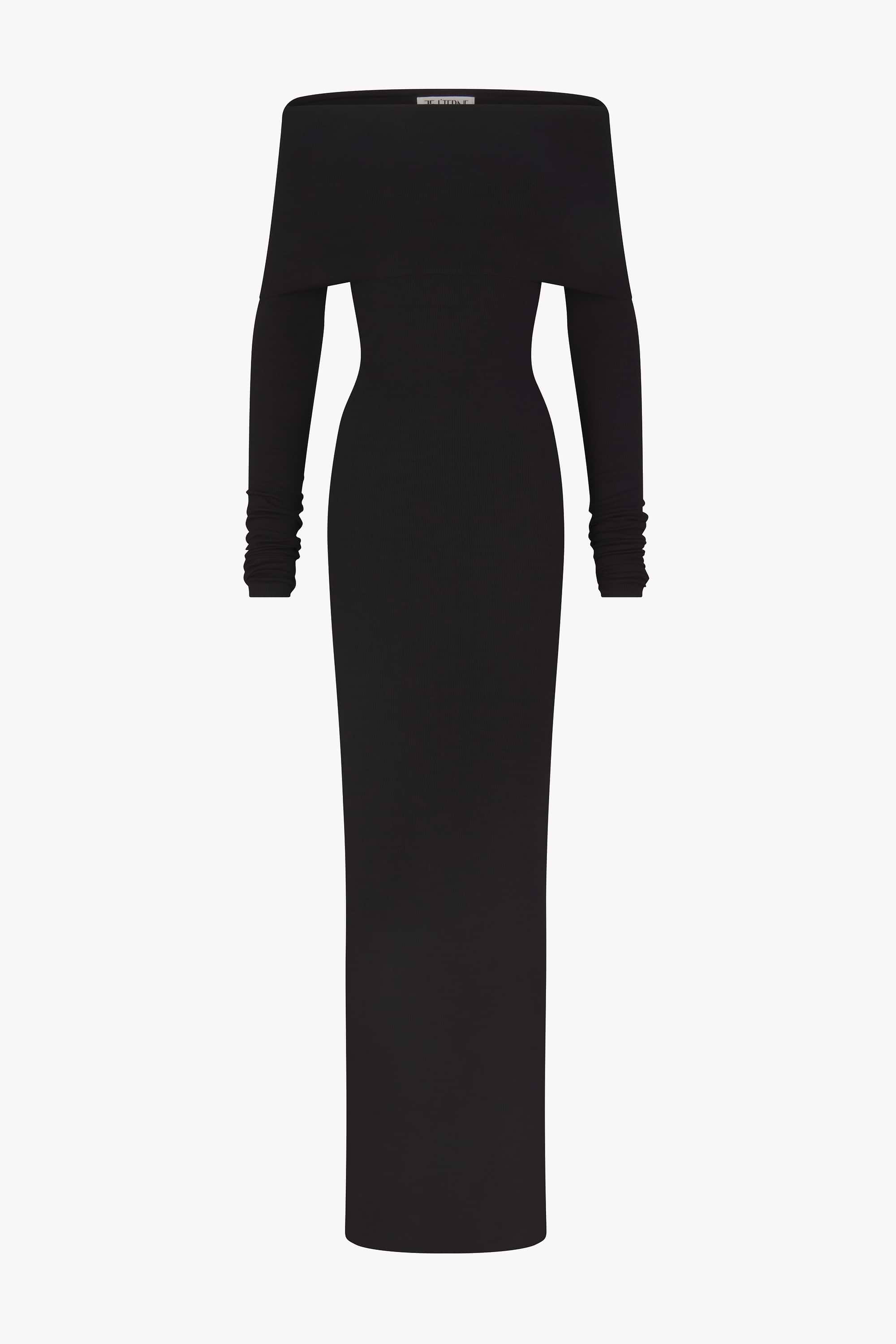 Long Sleeve Off-Shoulder Maxi Dress Long Sleeve Off-Shoulder Maxi Dress