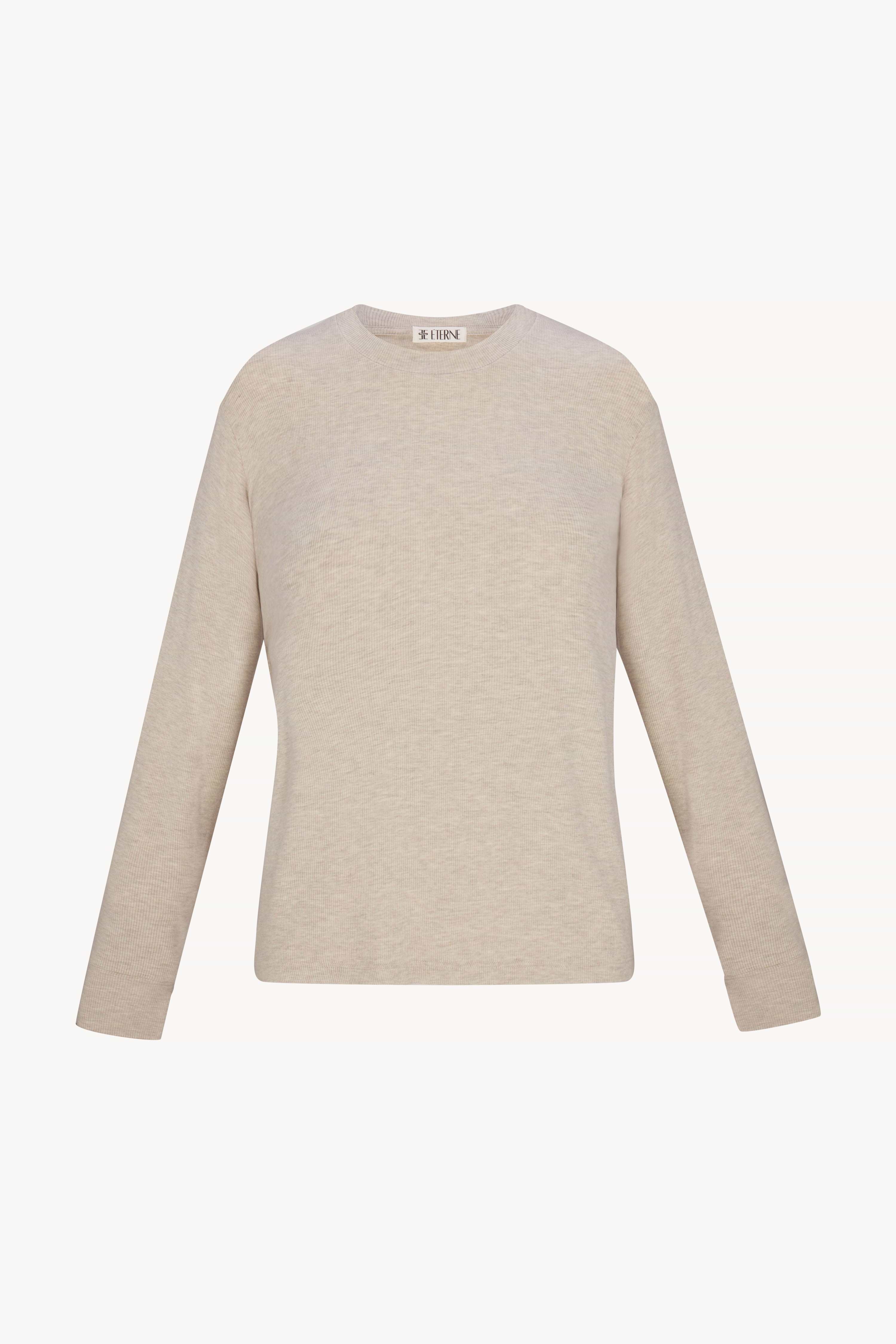 LONG SLEEVE BOYFRIEND T-SHIRT - ÉTERNE