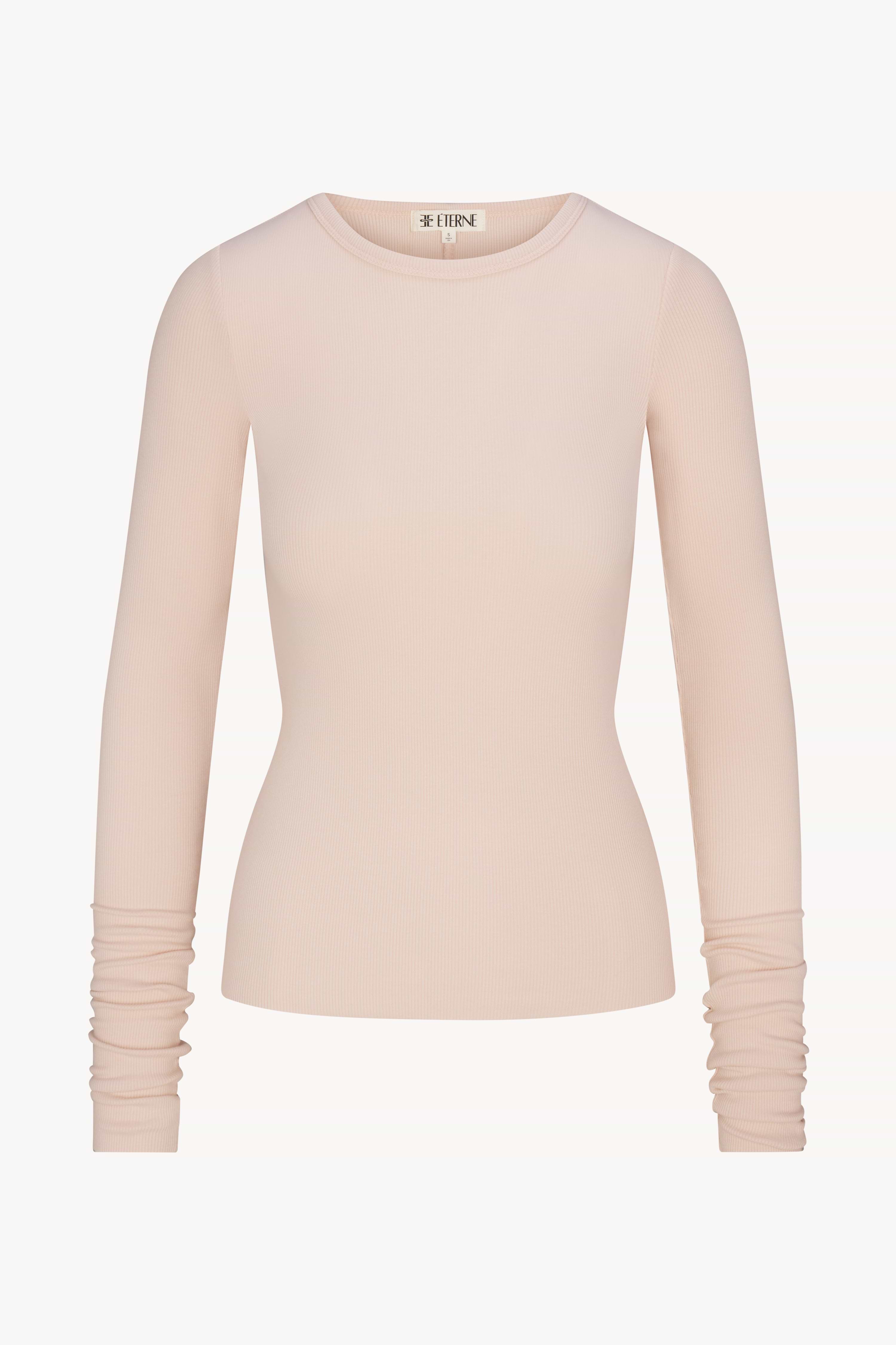 LONG SLEEVE FITTED TOP - ÉTERNE