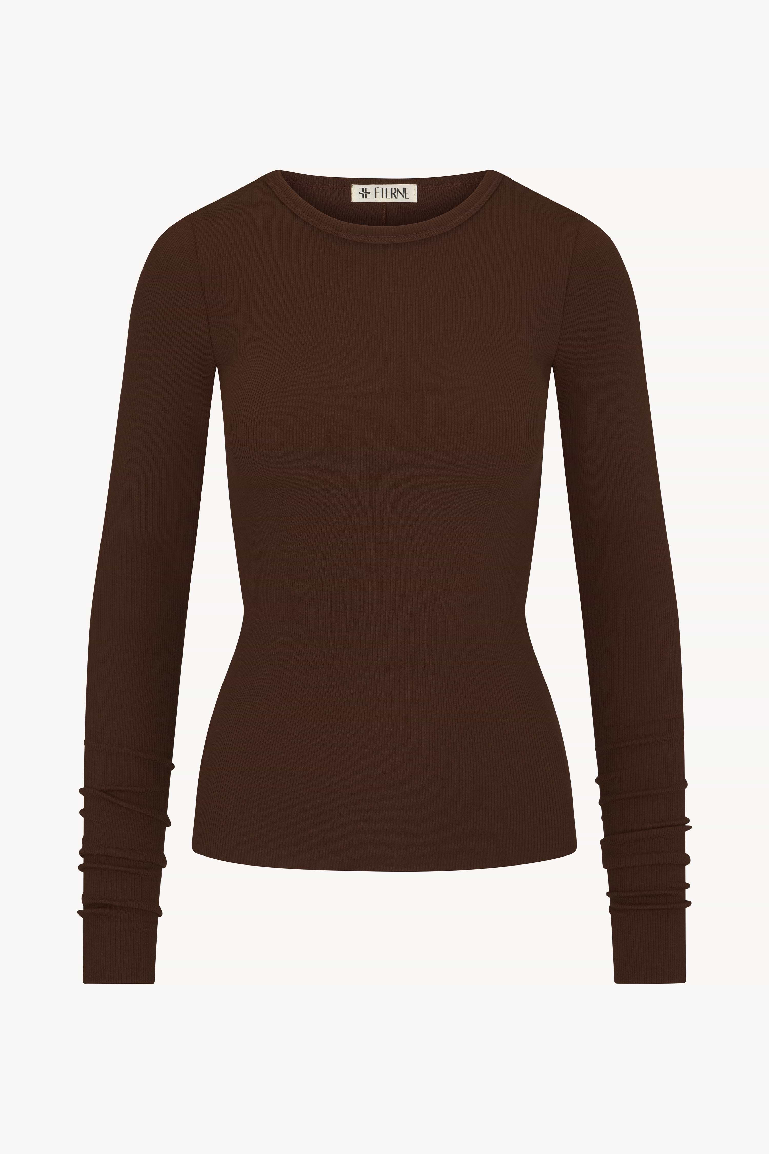 LONG SLEEVE FITTED TOP - ÉTERNE