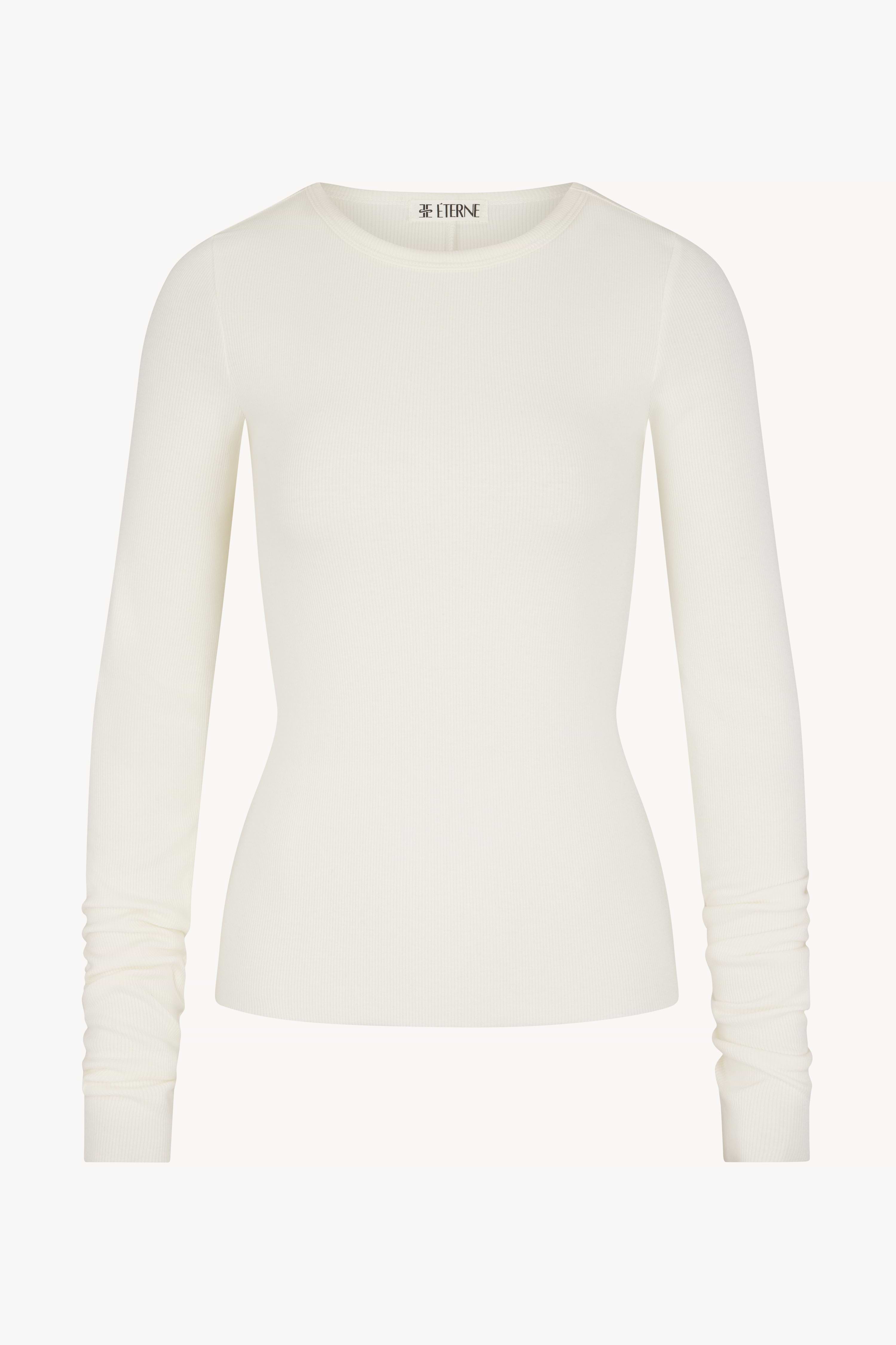 LONG SLEEVE FITTED TOP - ÉTERNE