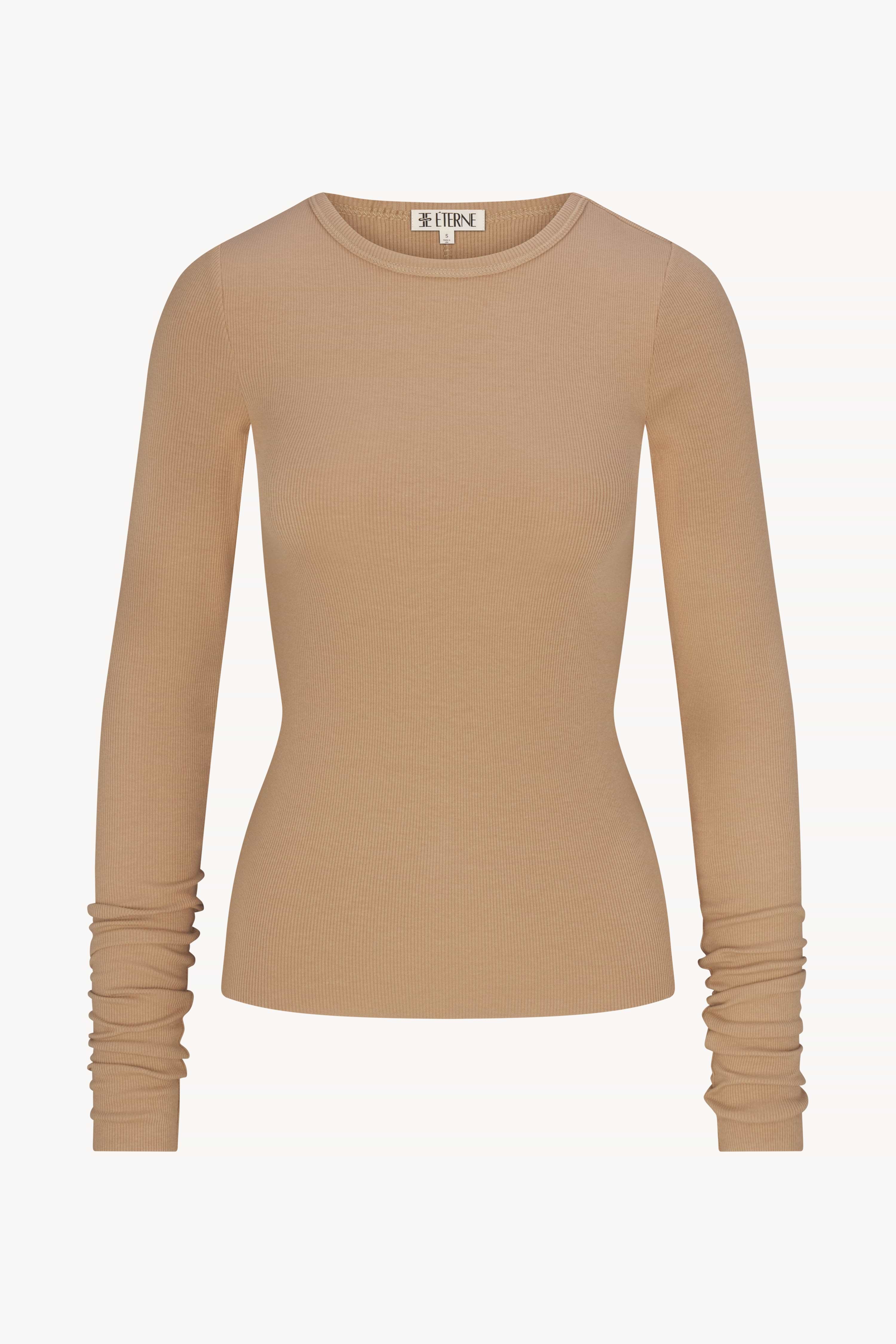 LONG SLEEVE FITTED TOP - ÉTERNE