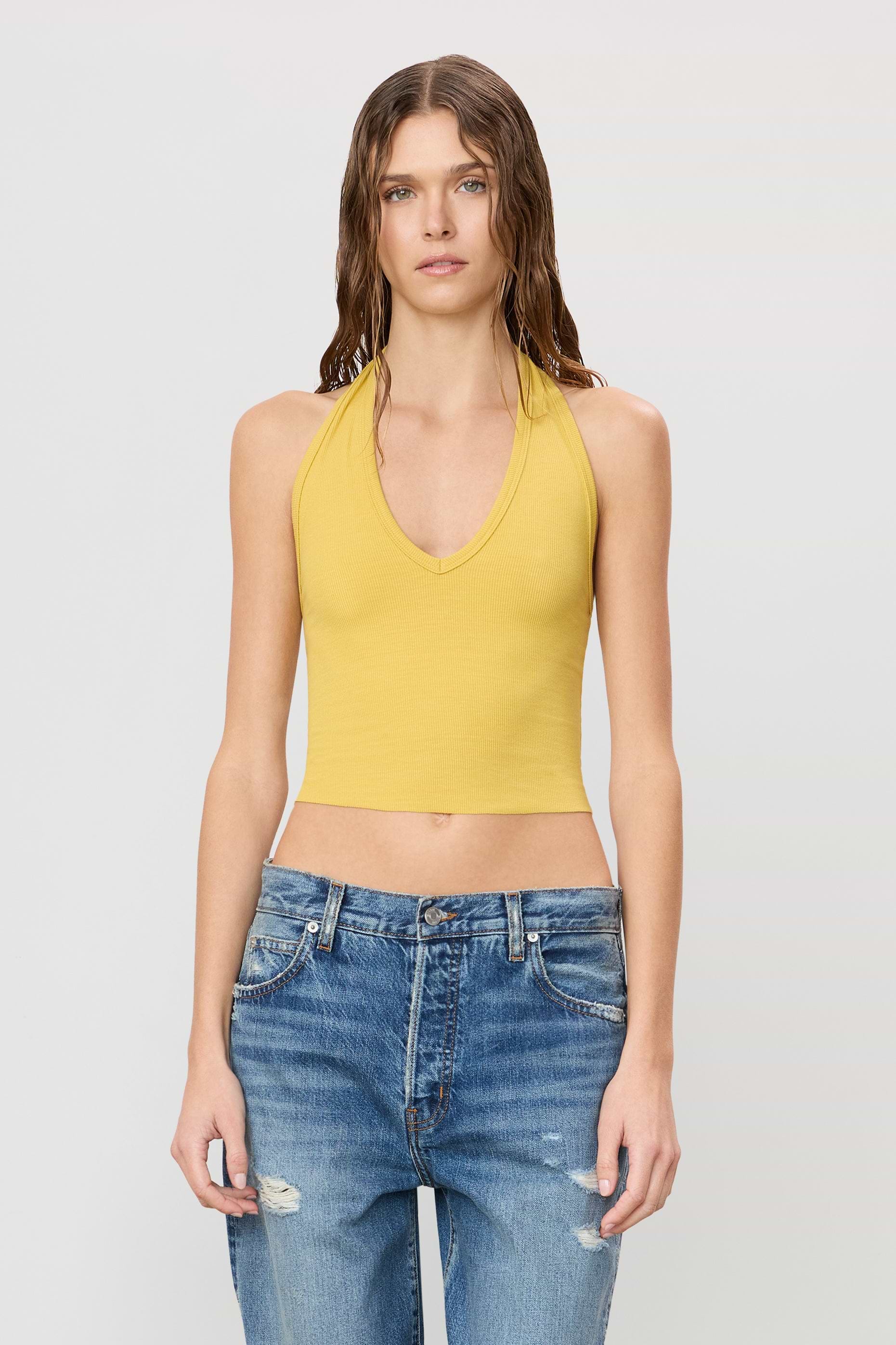 CROPPED HALTER TOP - ÉTERNE