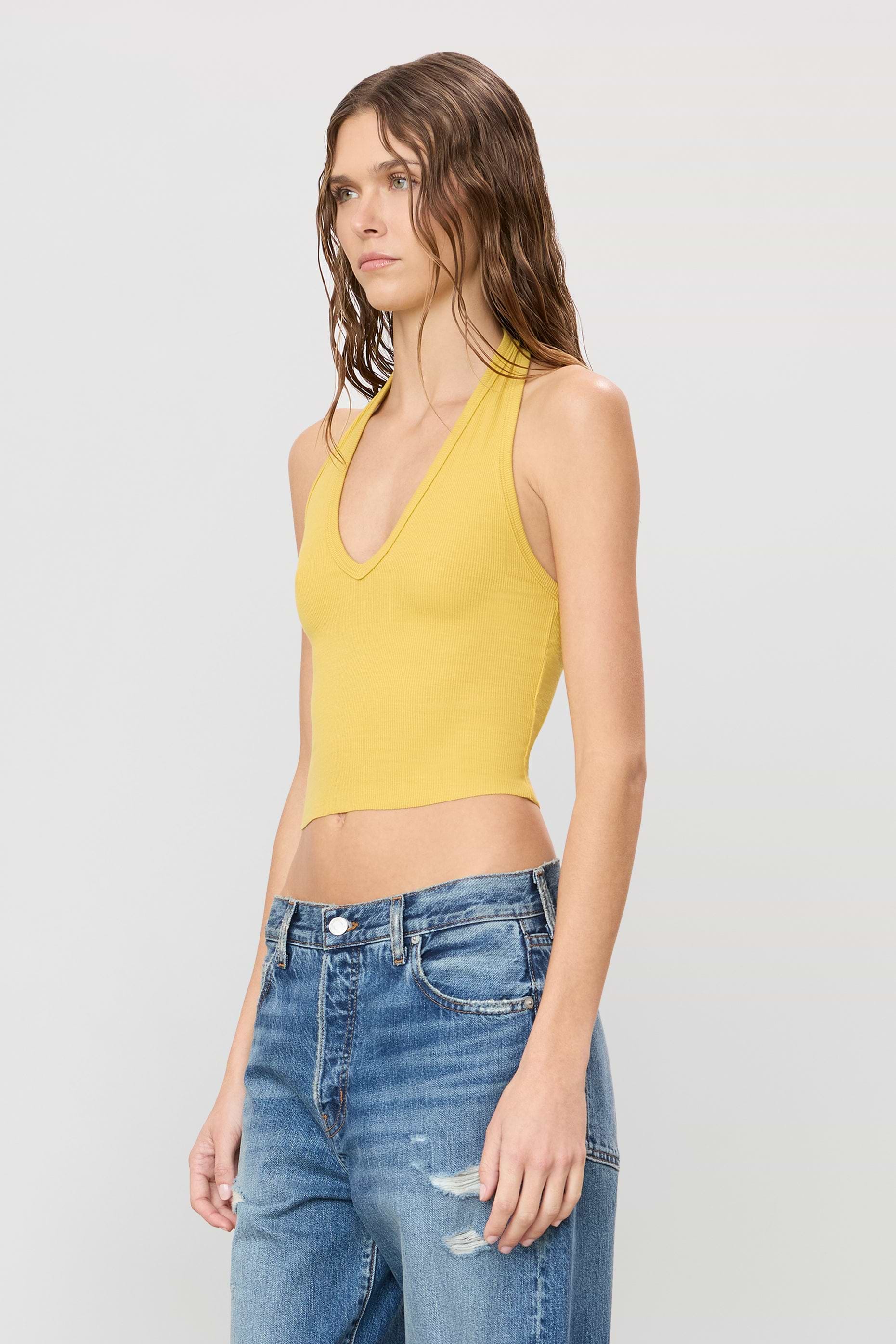 CROPPED HALTER TOP - ÉTERNE