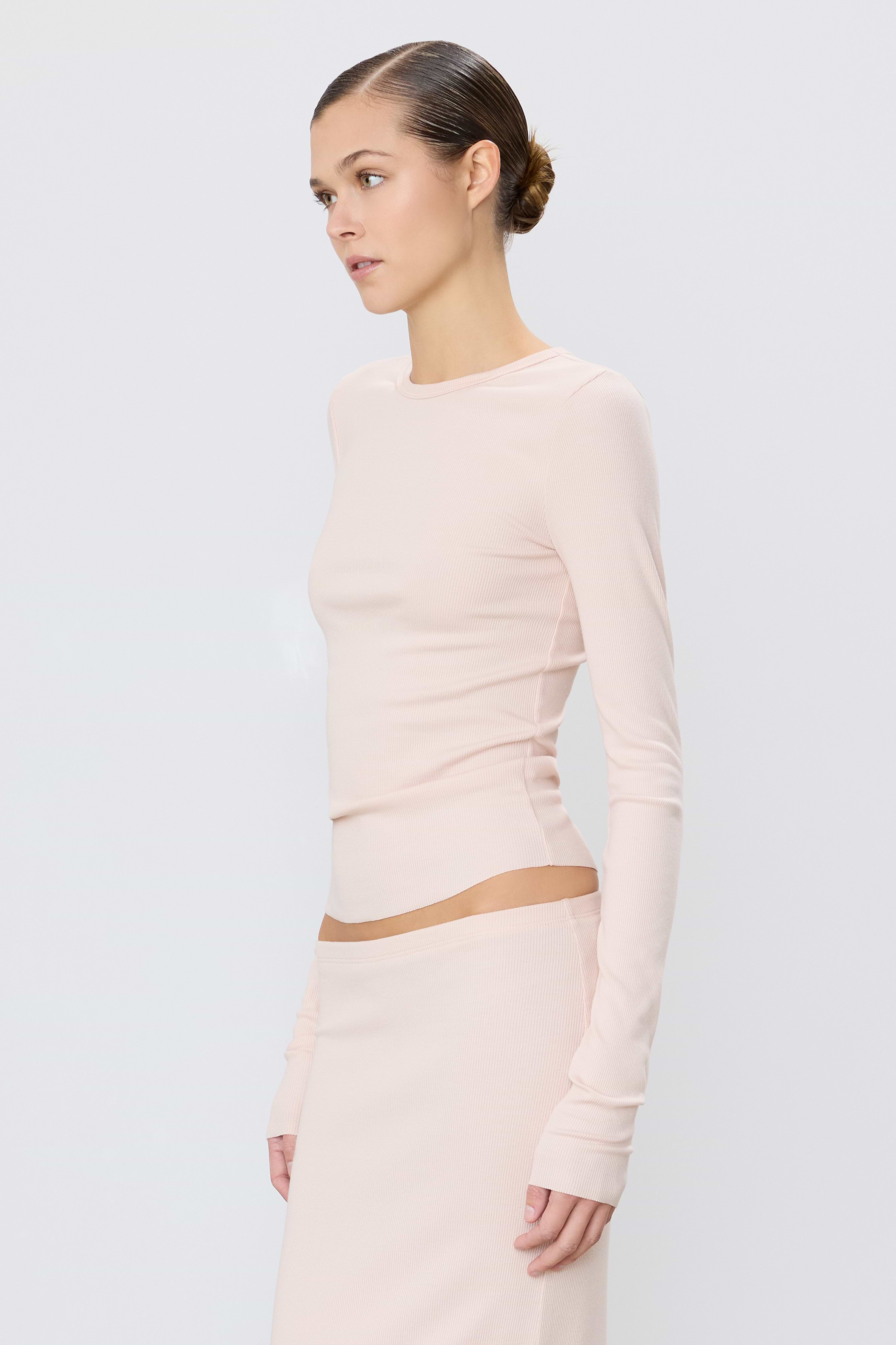 LONG SLEEVE FITTED TOP - ÉTERNE