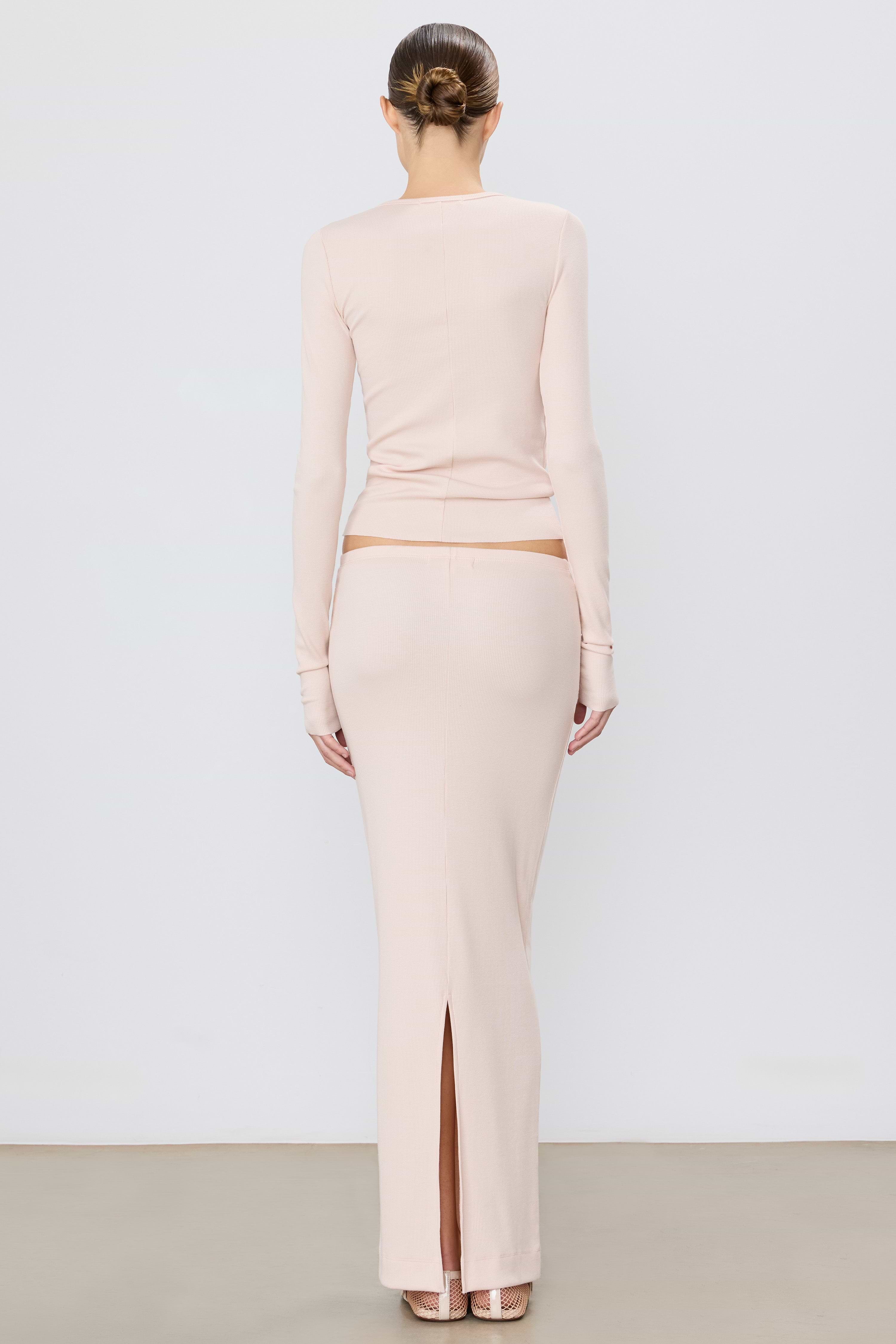LONG SLEEVE FITTED TOP - ÉTERNE