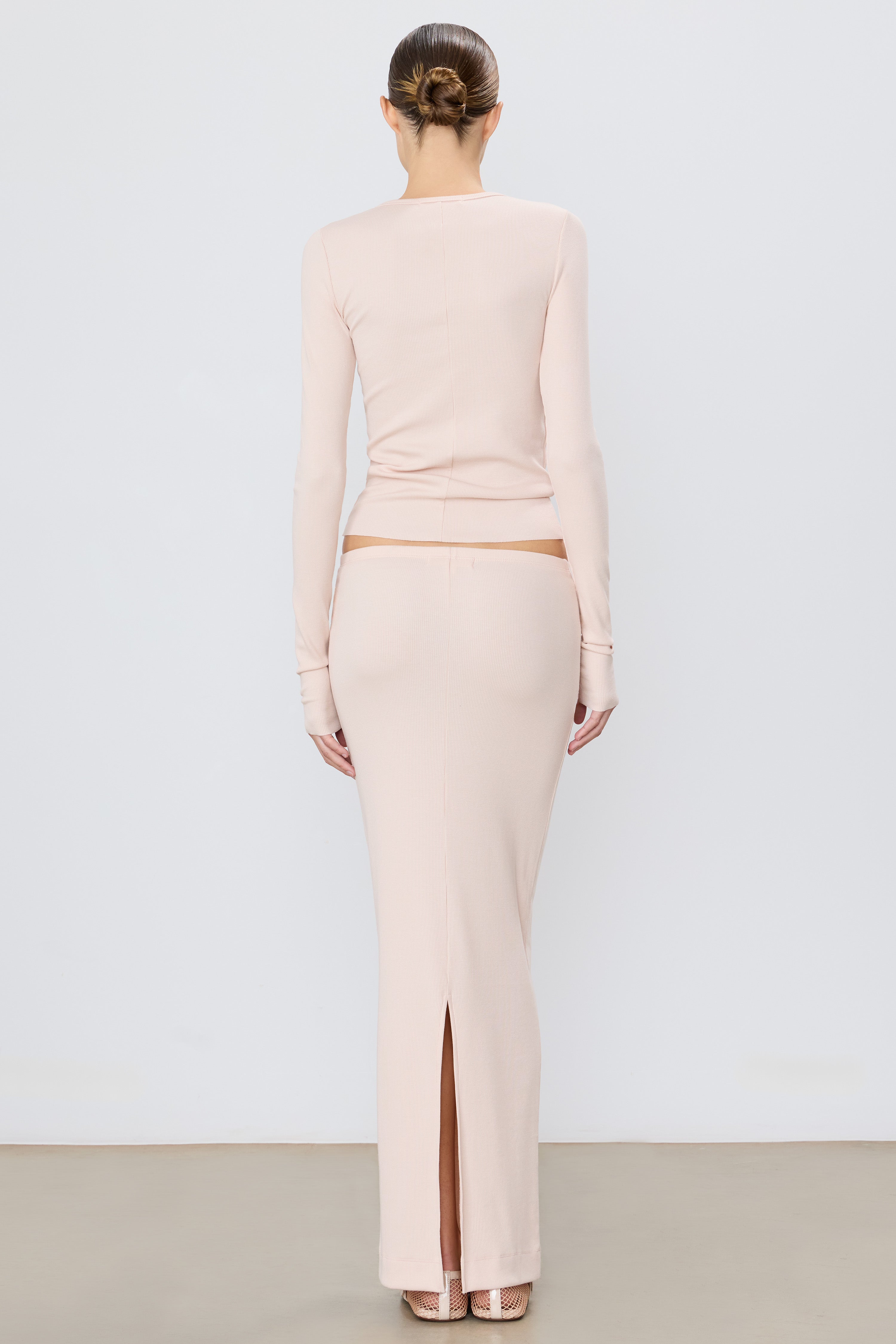 LONG SLEEVE FITTED TOP - ÉTERNE