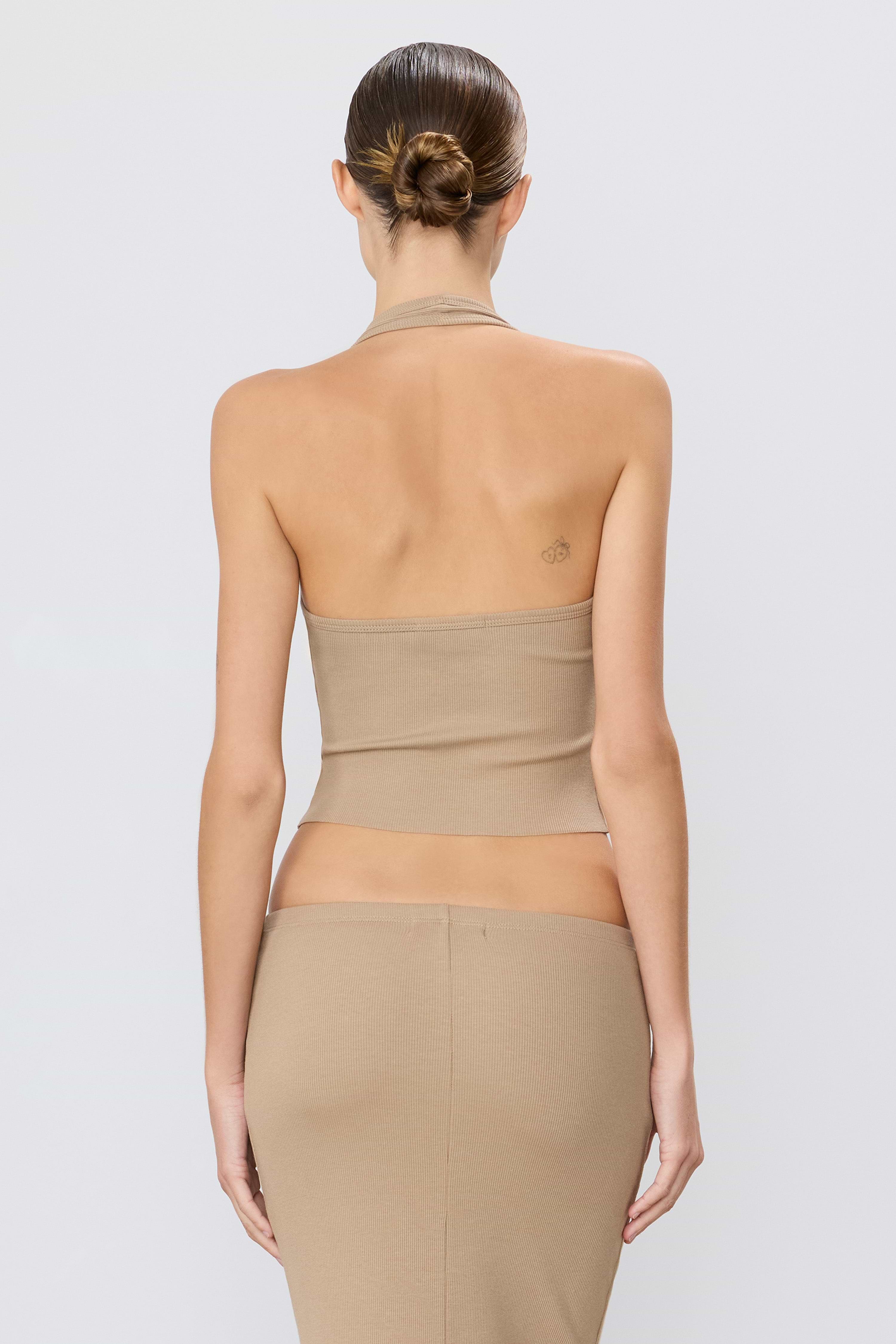 CROPPED HALTER TOP - ÉTERNE