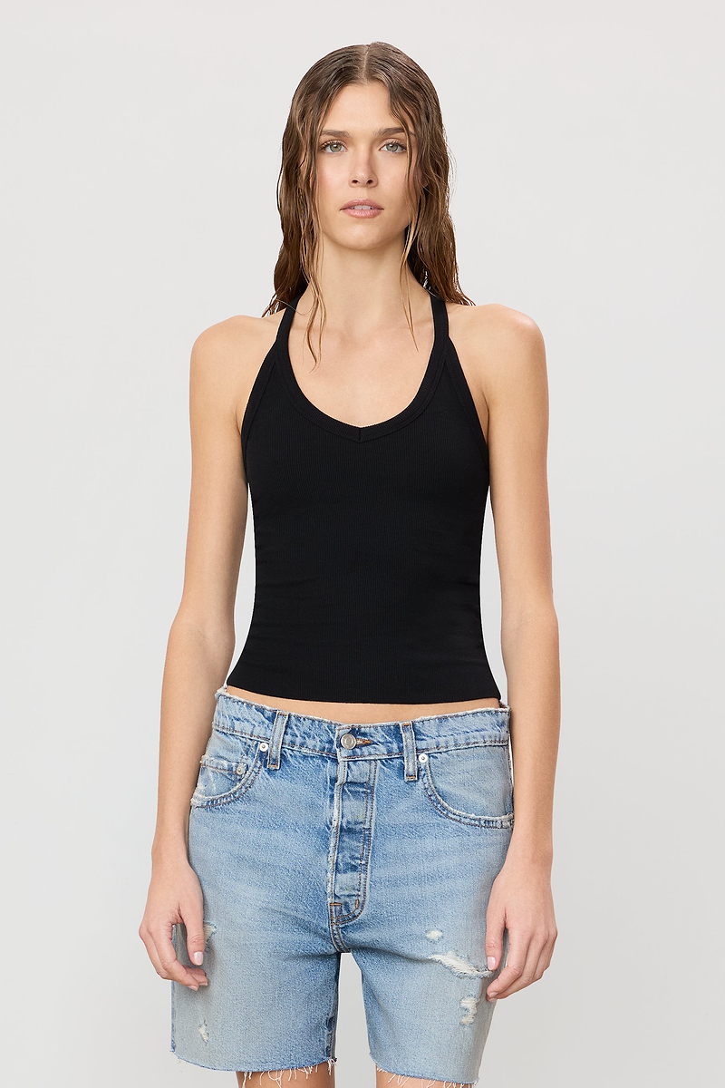 V-NECK RACERBACK TANK - ÉTERNE
