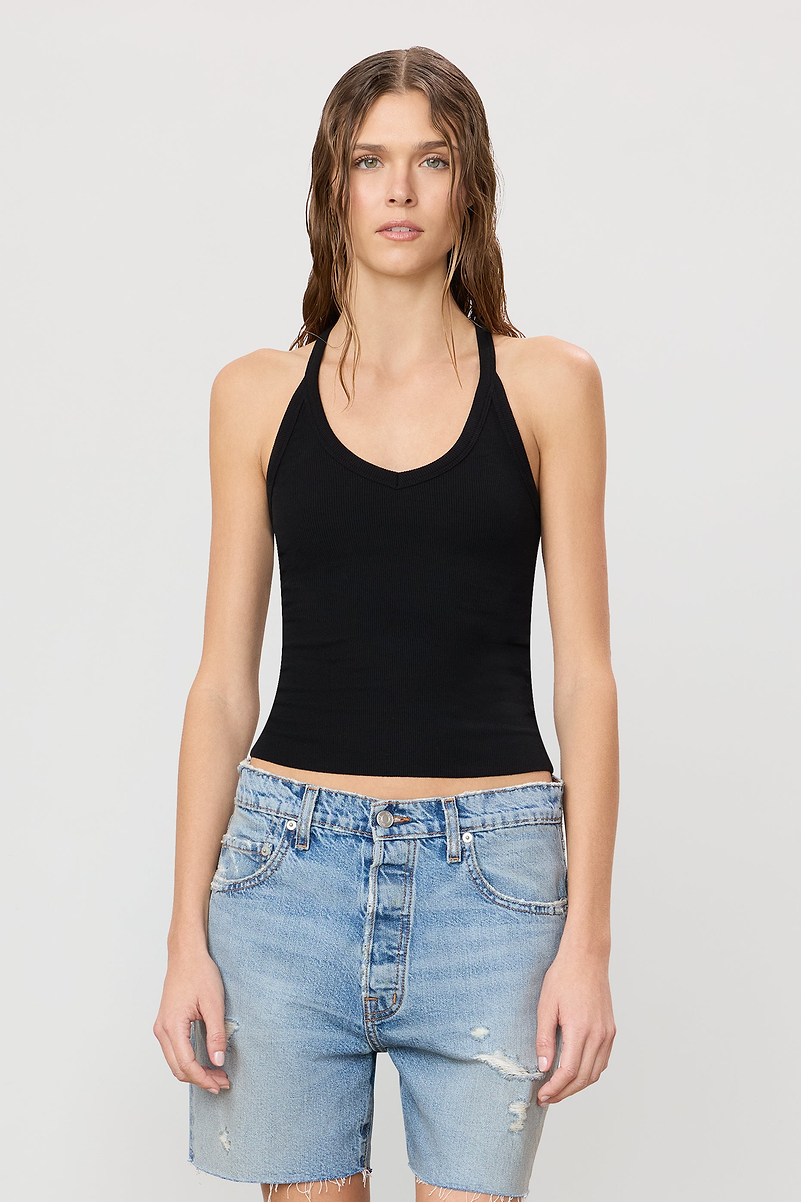V-NECK RACERBACK TANK - ÉTERNE