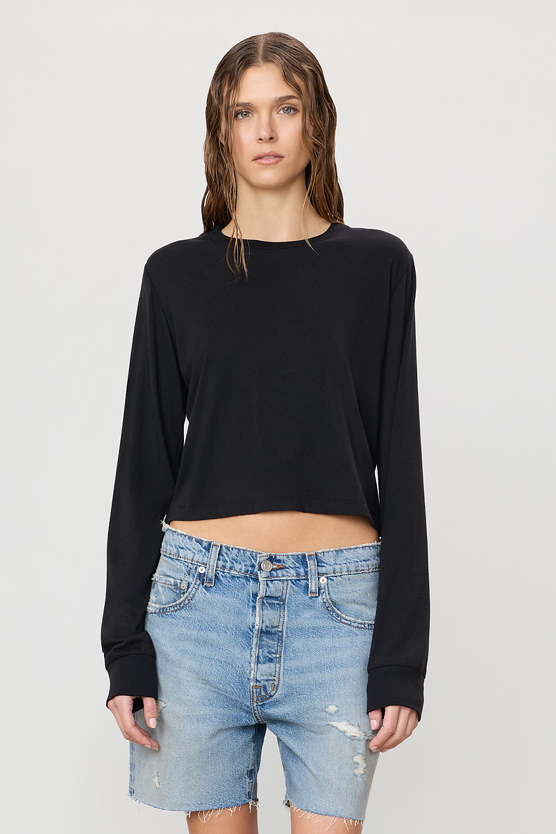 LONG SLEEVE BOXY TEE - ÉTERNE