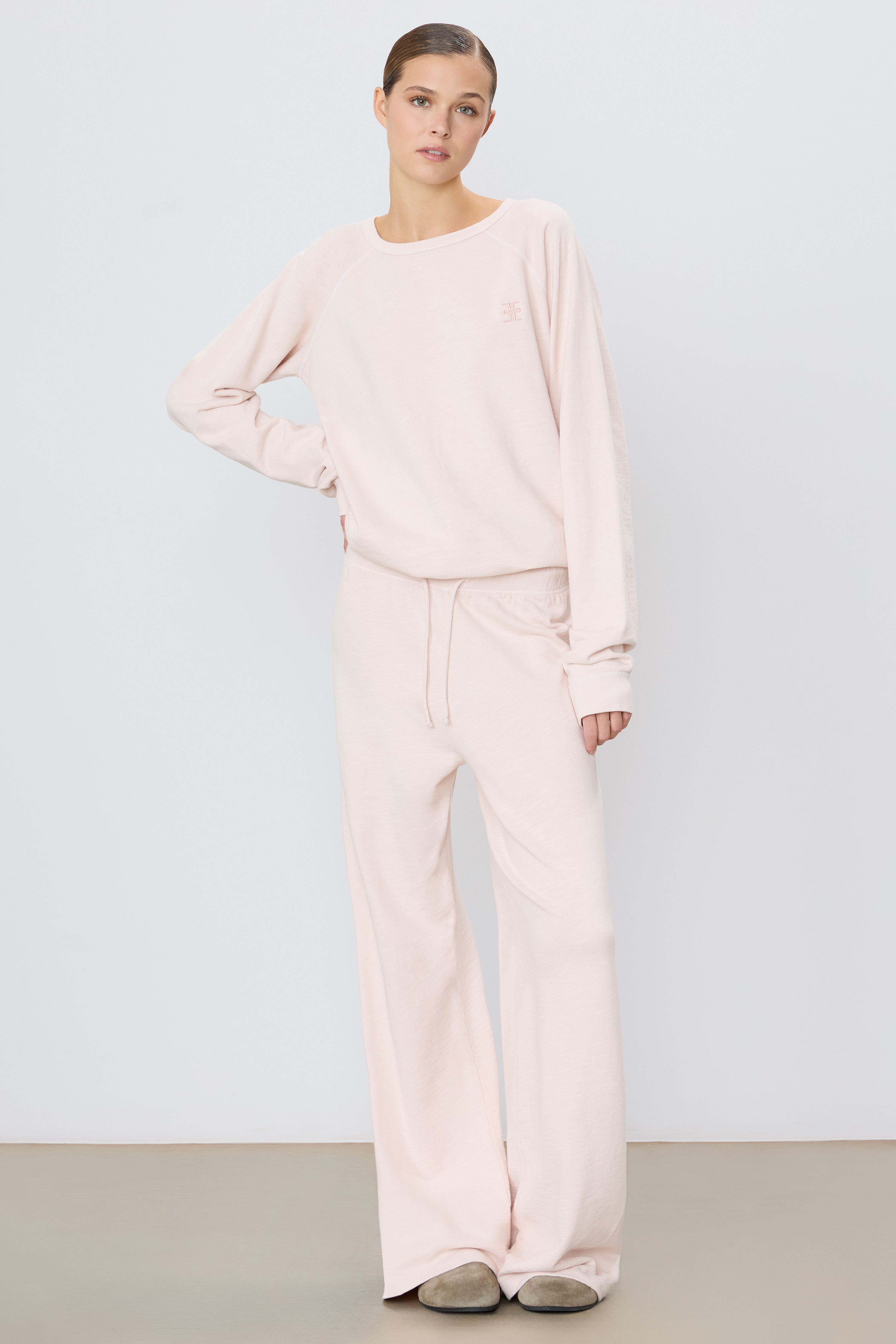 DRAWSTRING WIDE LEG SWEATPANT - ÉTERNE