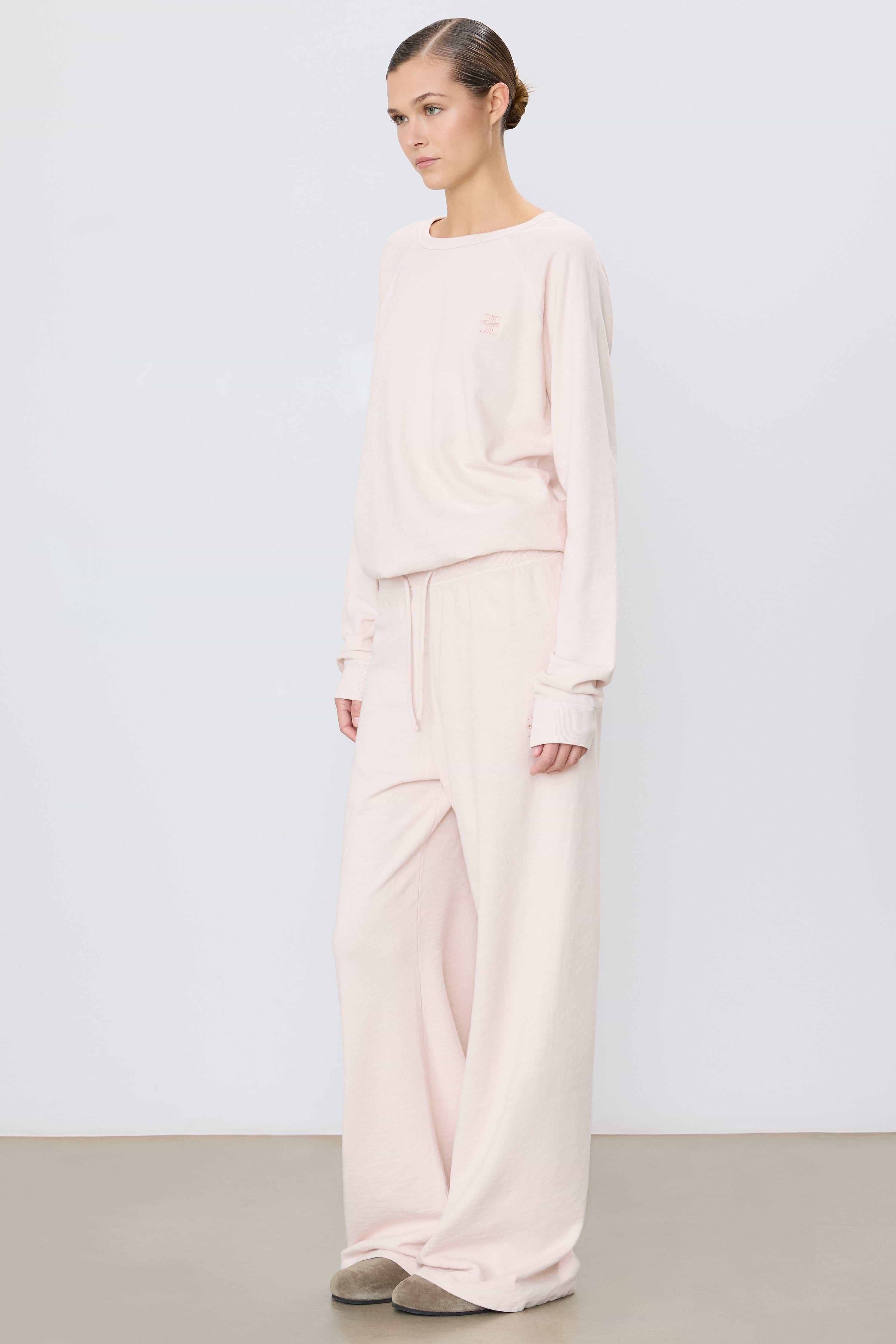 DRAWSTRING WIDE LEG SWEATPANT - ÉTERNE