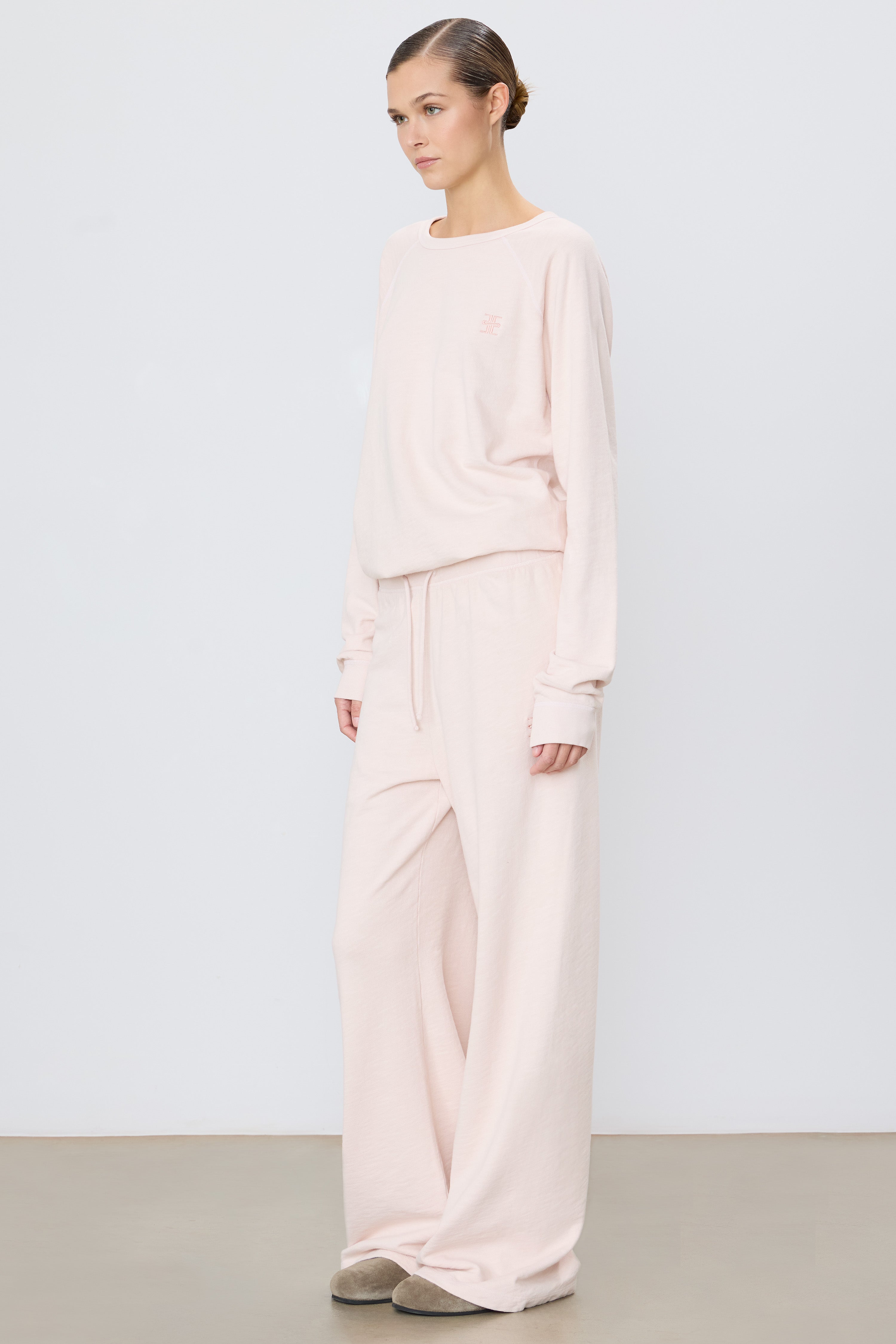DRAWSTRING WIDE LEG SWEATPANT - ÉTERNE