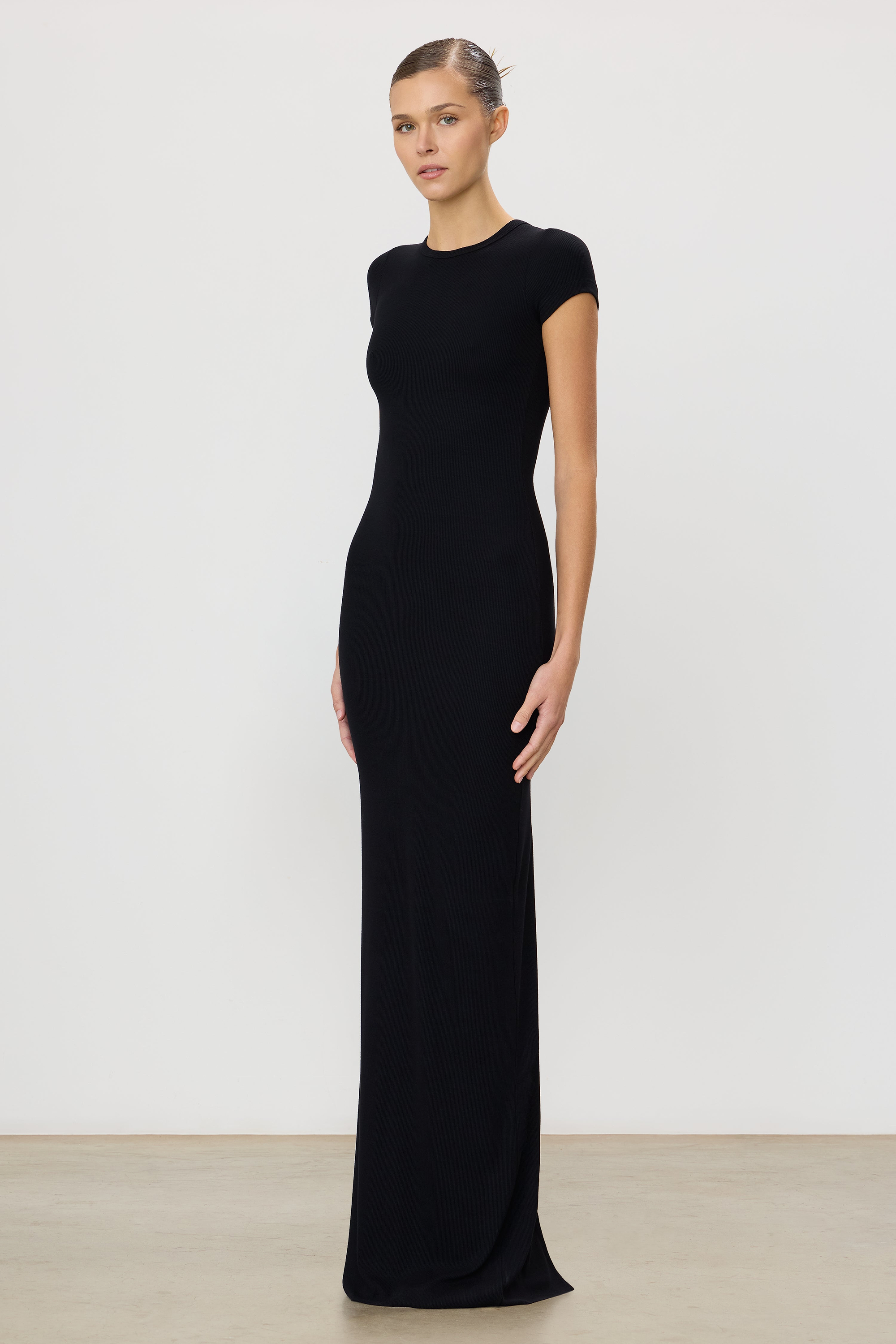 CAP SLEEVE MAXI DRESS - ÉTERNE