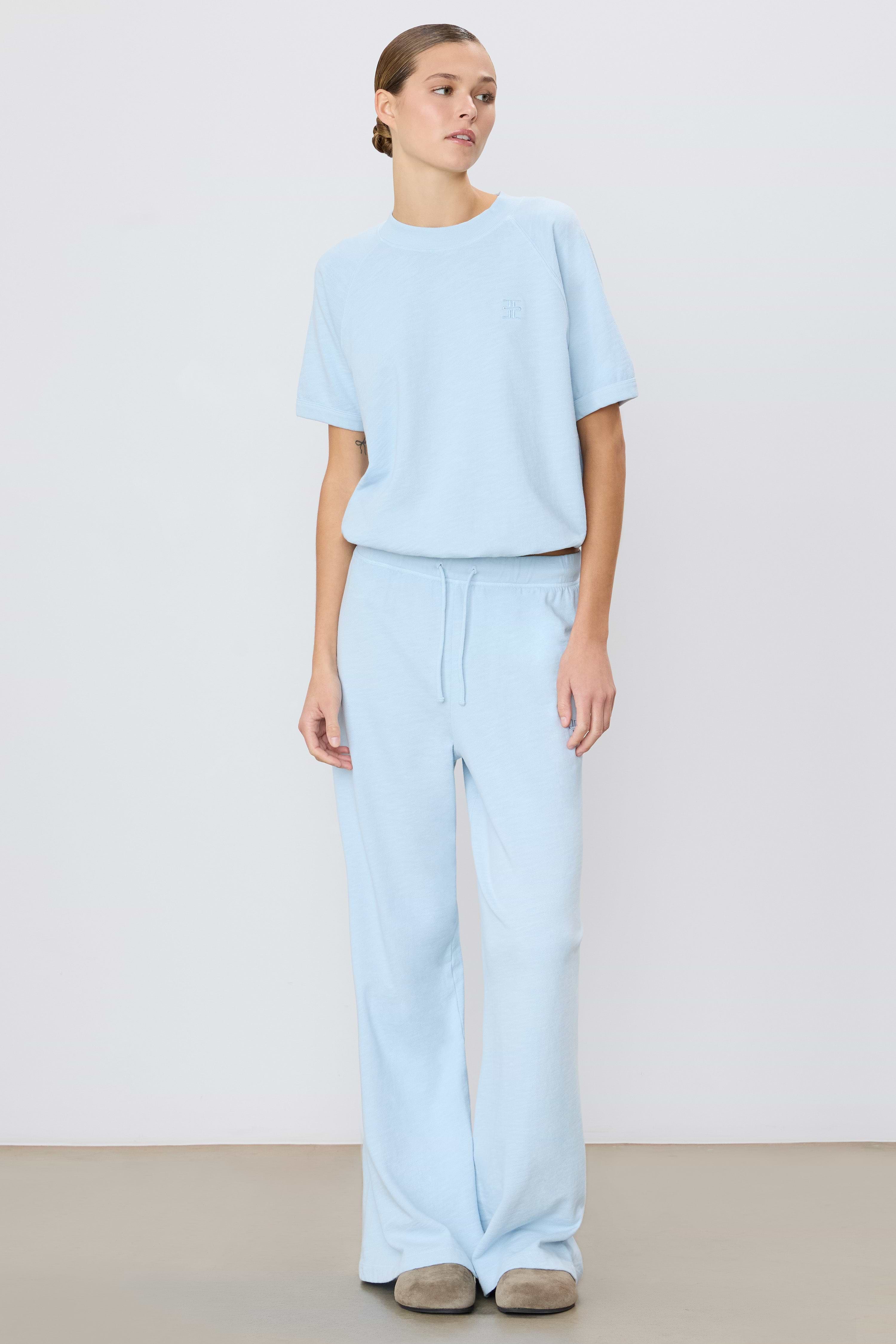 DRAWSTRING WIDE LEG SWEATPANT - ÉTERNE