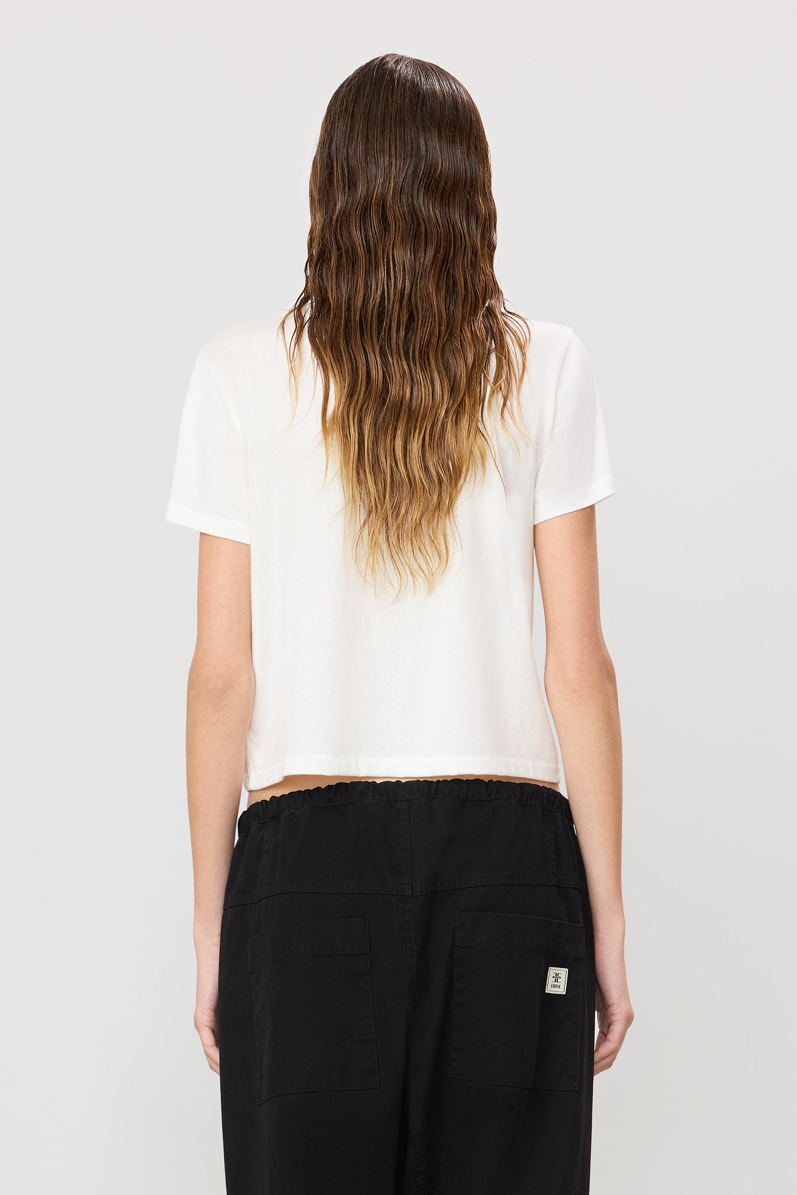 SHORT SLEEVE BOXY TEE - ÉTERNE