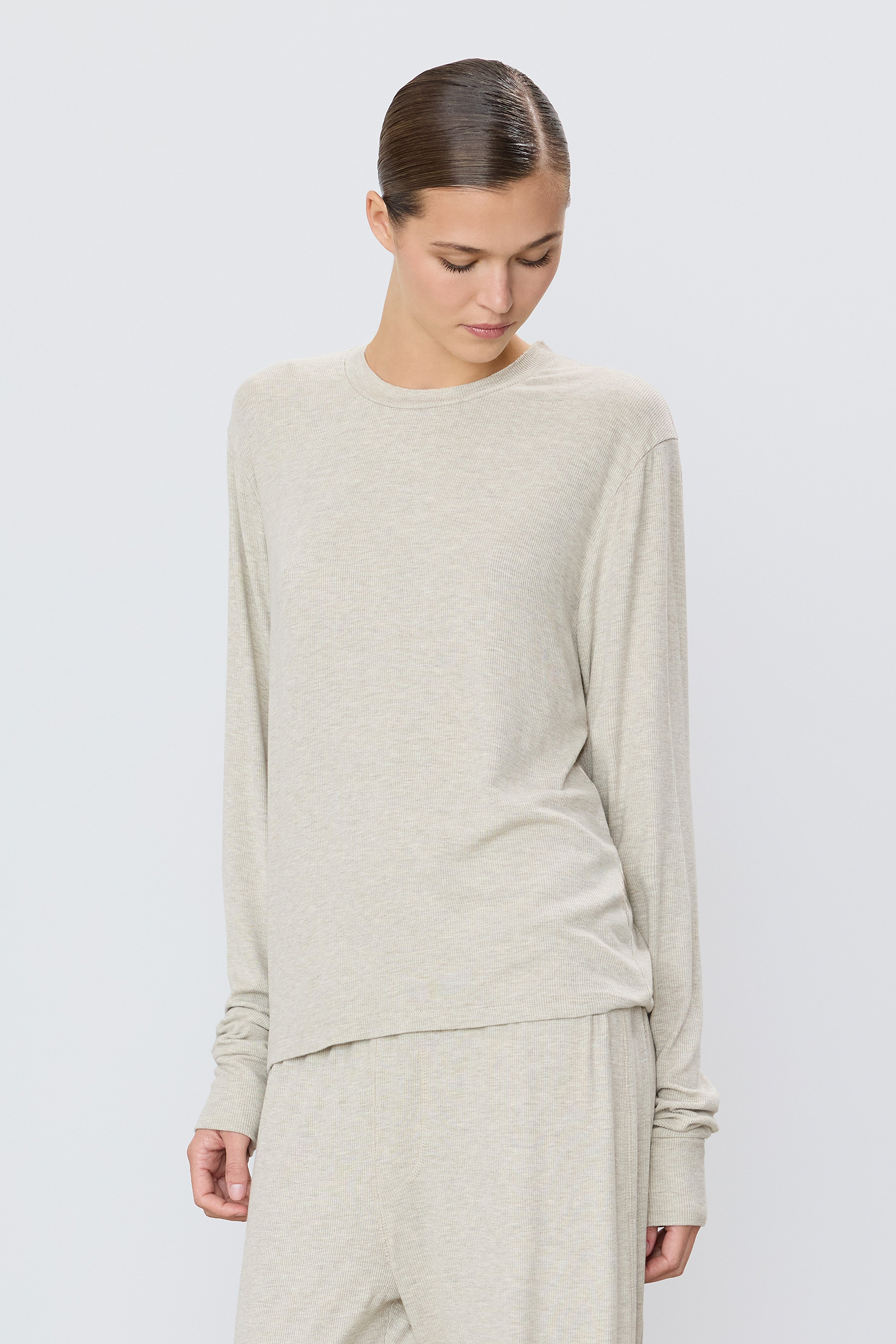 LONG SLEEVE BOYFRIEND T-SHIRT - ÉTERNE