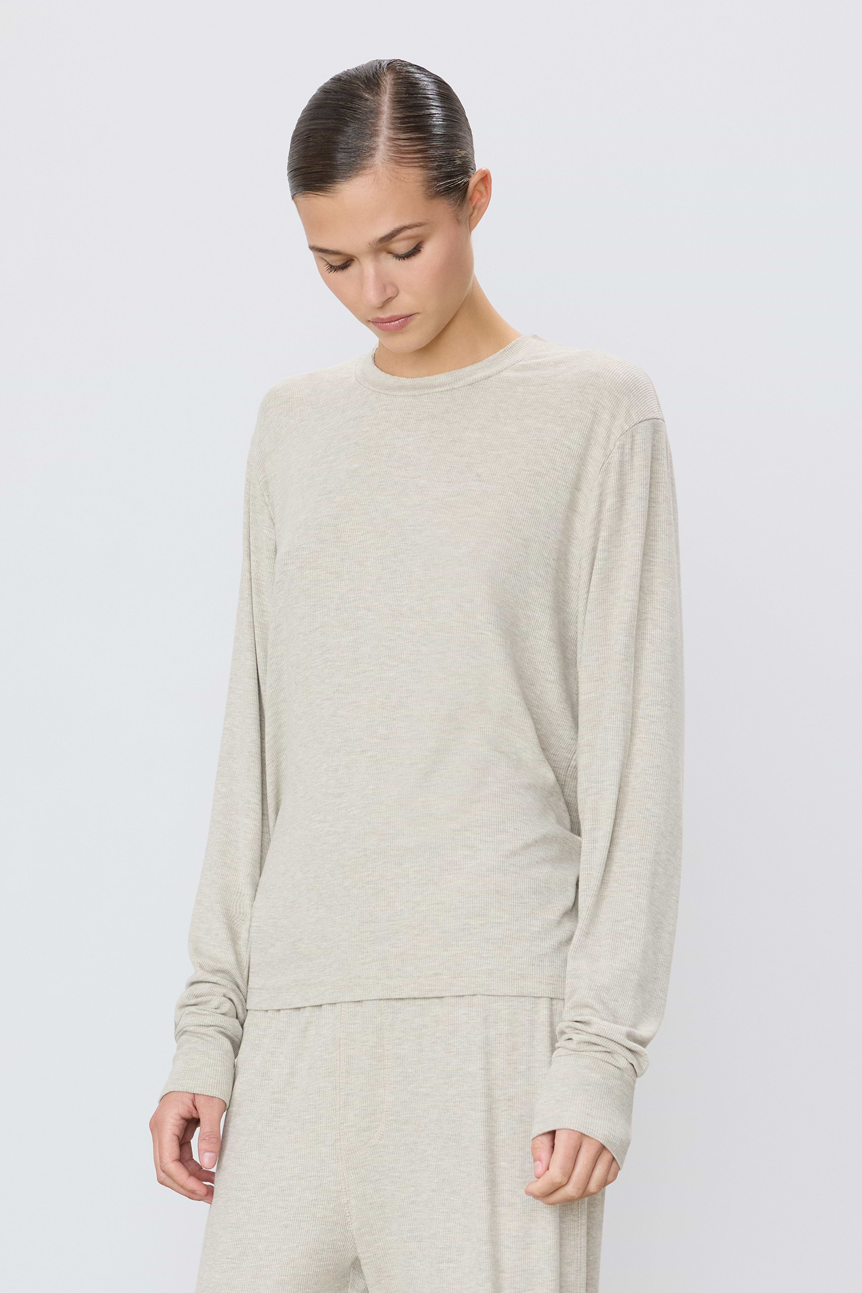 LONG SLEEVE BOYFRIEND T-SHIRT - ÉTERNE