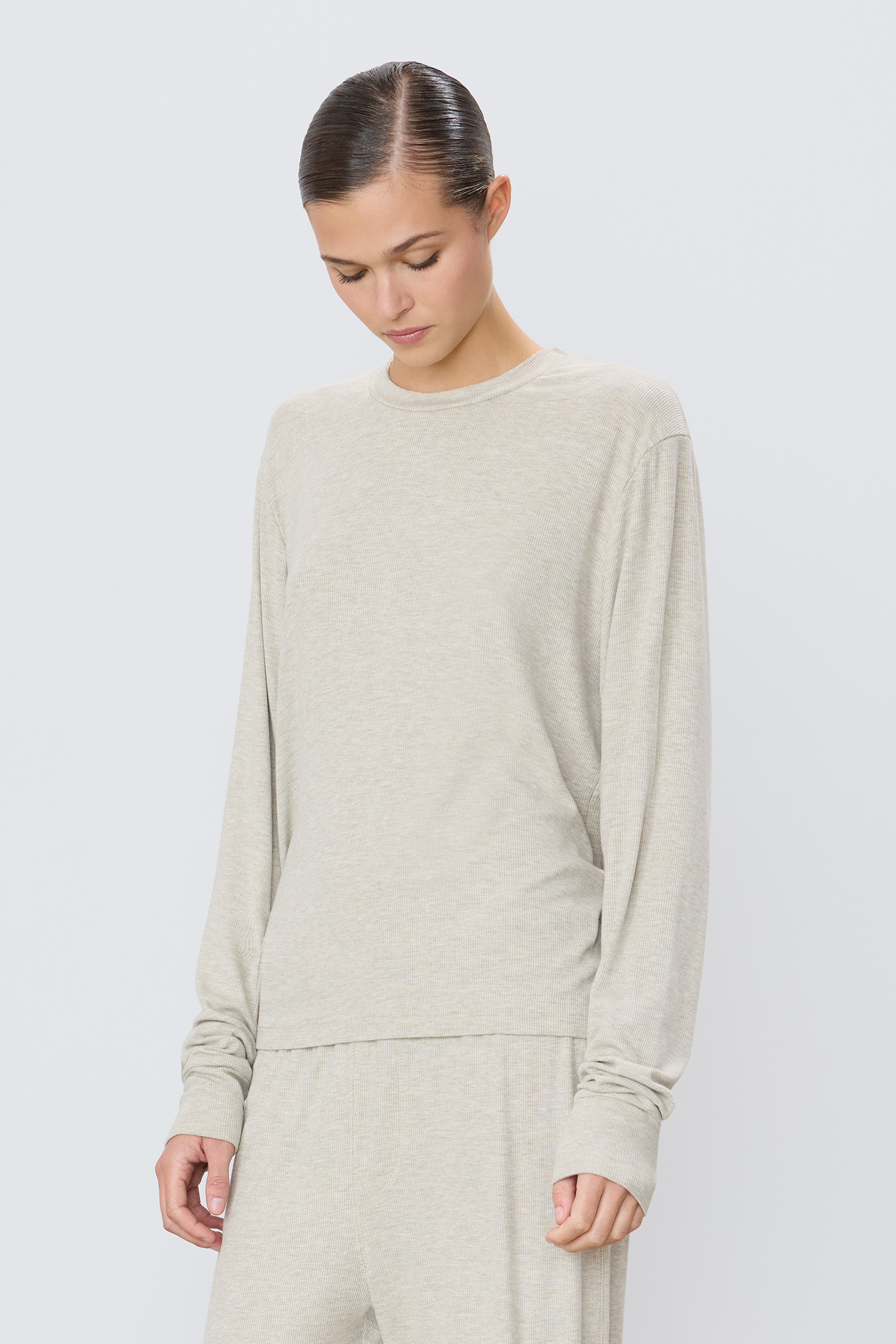 LONG SLEEVE BOYFRIEND T-SHIRT - ÉTERNE