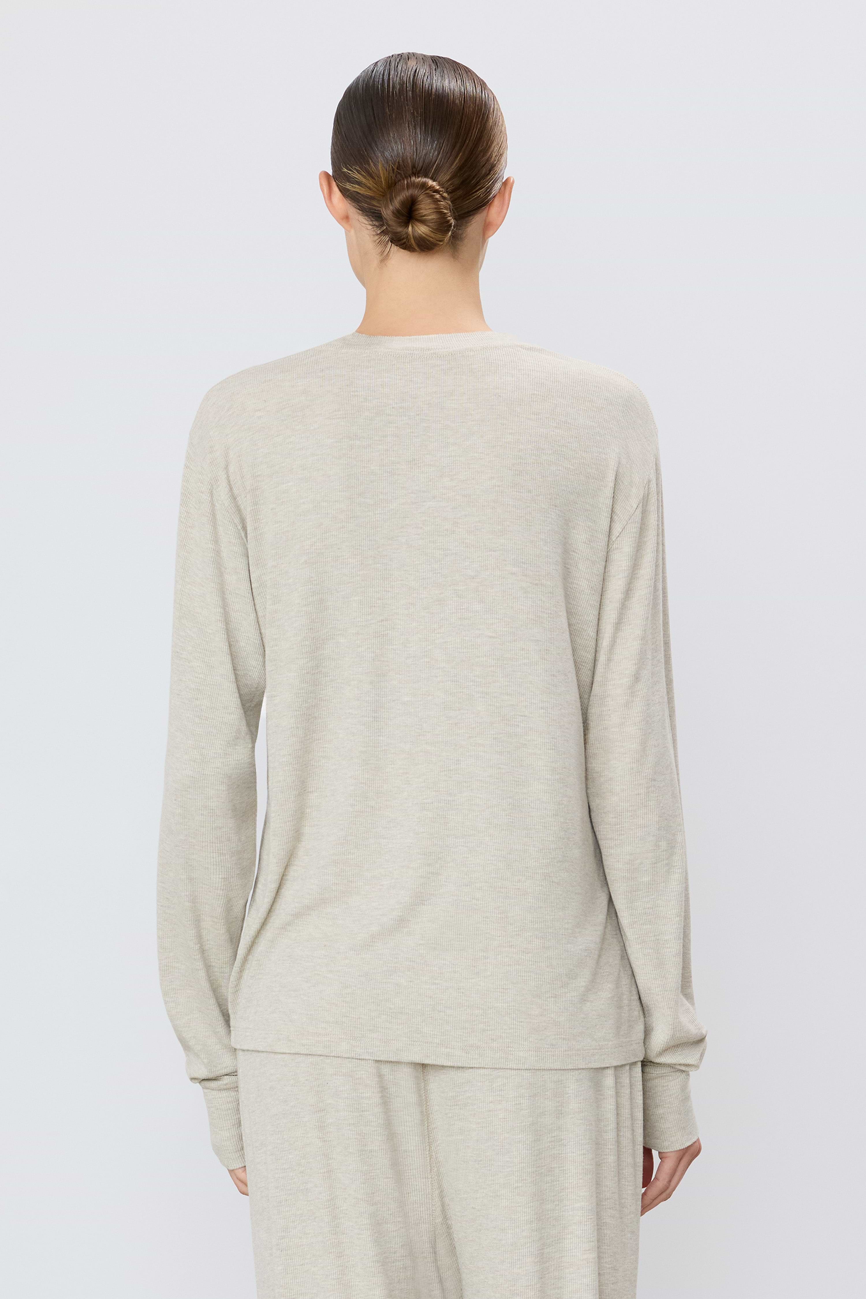 LONG SLEEVE BOYFRIEND T-SHIRT - ÉTERNE