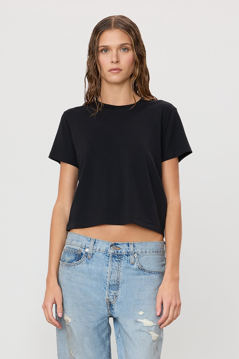 SHORT SLEEVE BOXY TEE - ÉTERNE