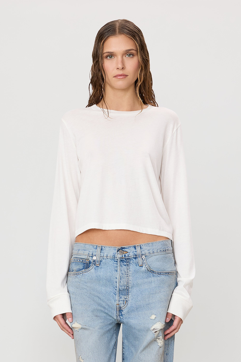 LONG SLEEVE BOXY TEE - ÉTERNE