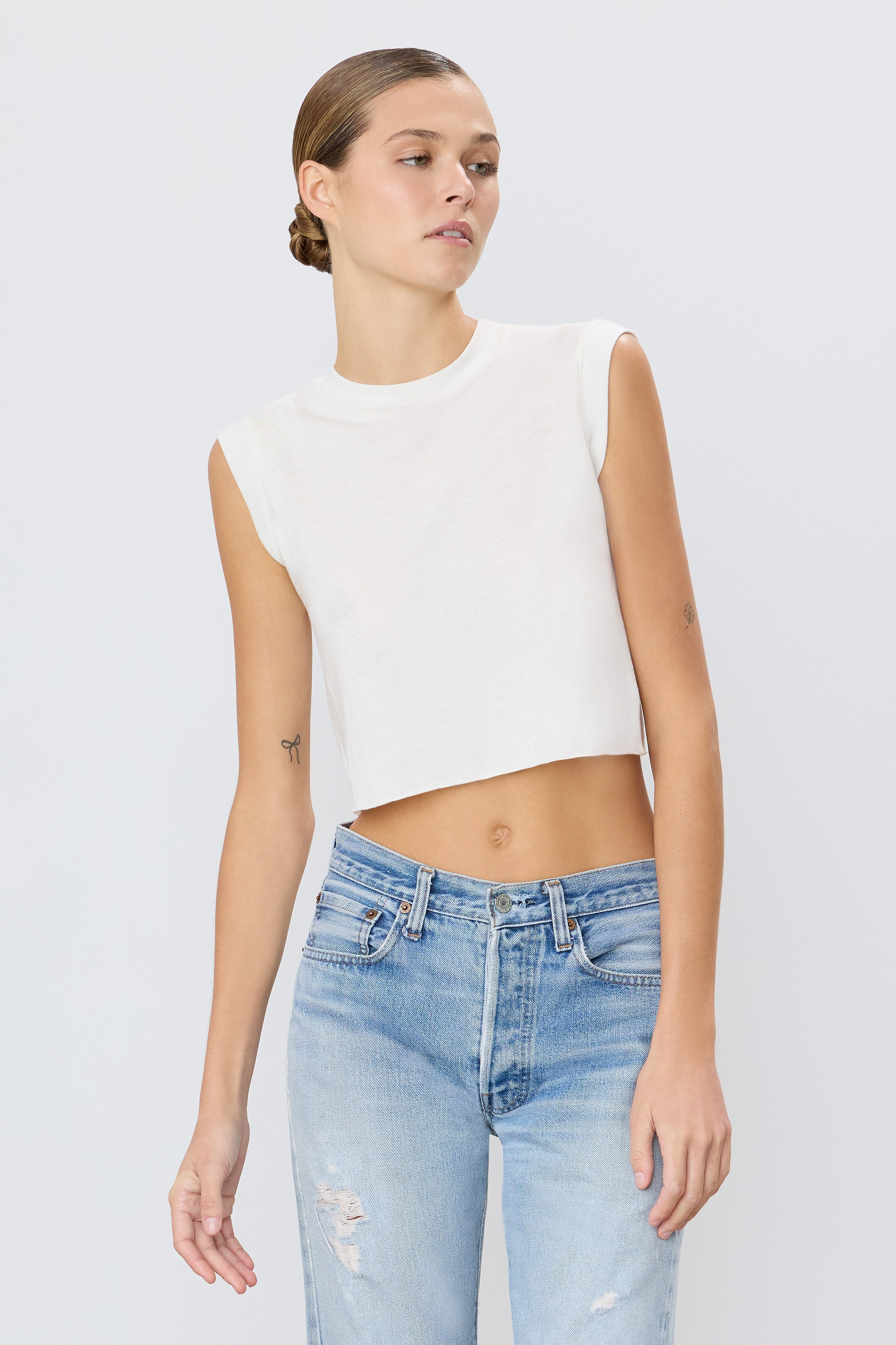CROPPED MUSCLE TANK - ÉTERNE