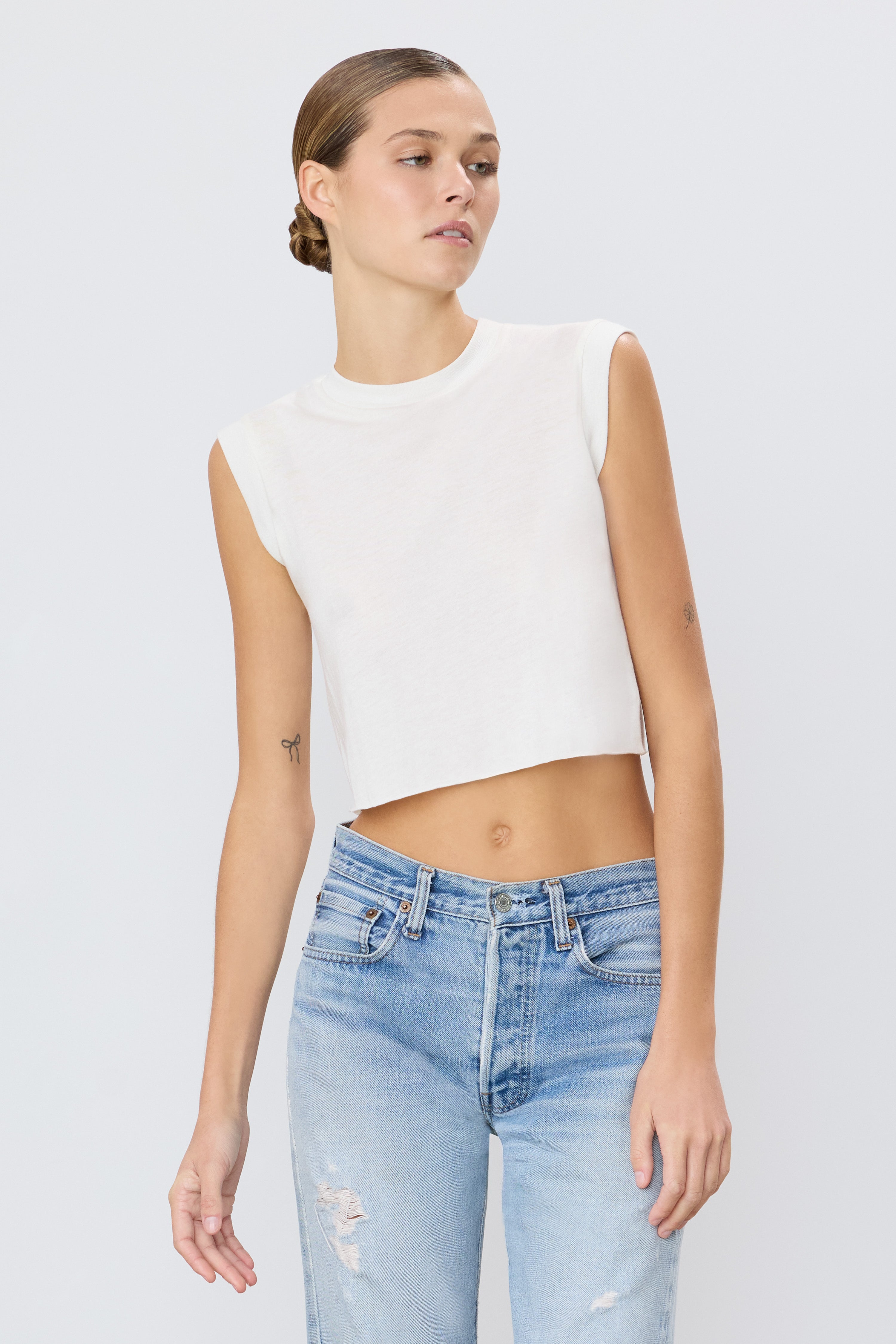 CROPPED MUSCLE TANK - ÉTERNE