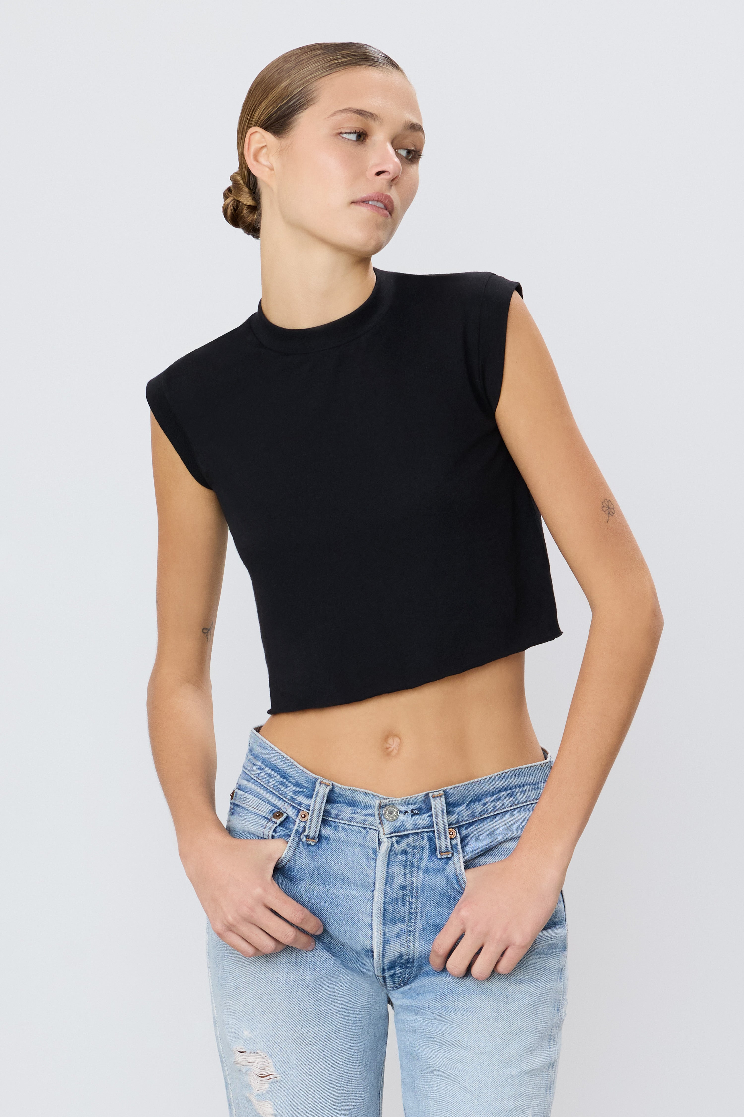 CROPPED MUSCLE TANK - ÉTERNE