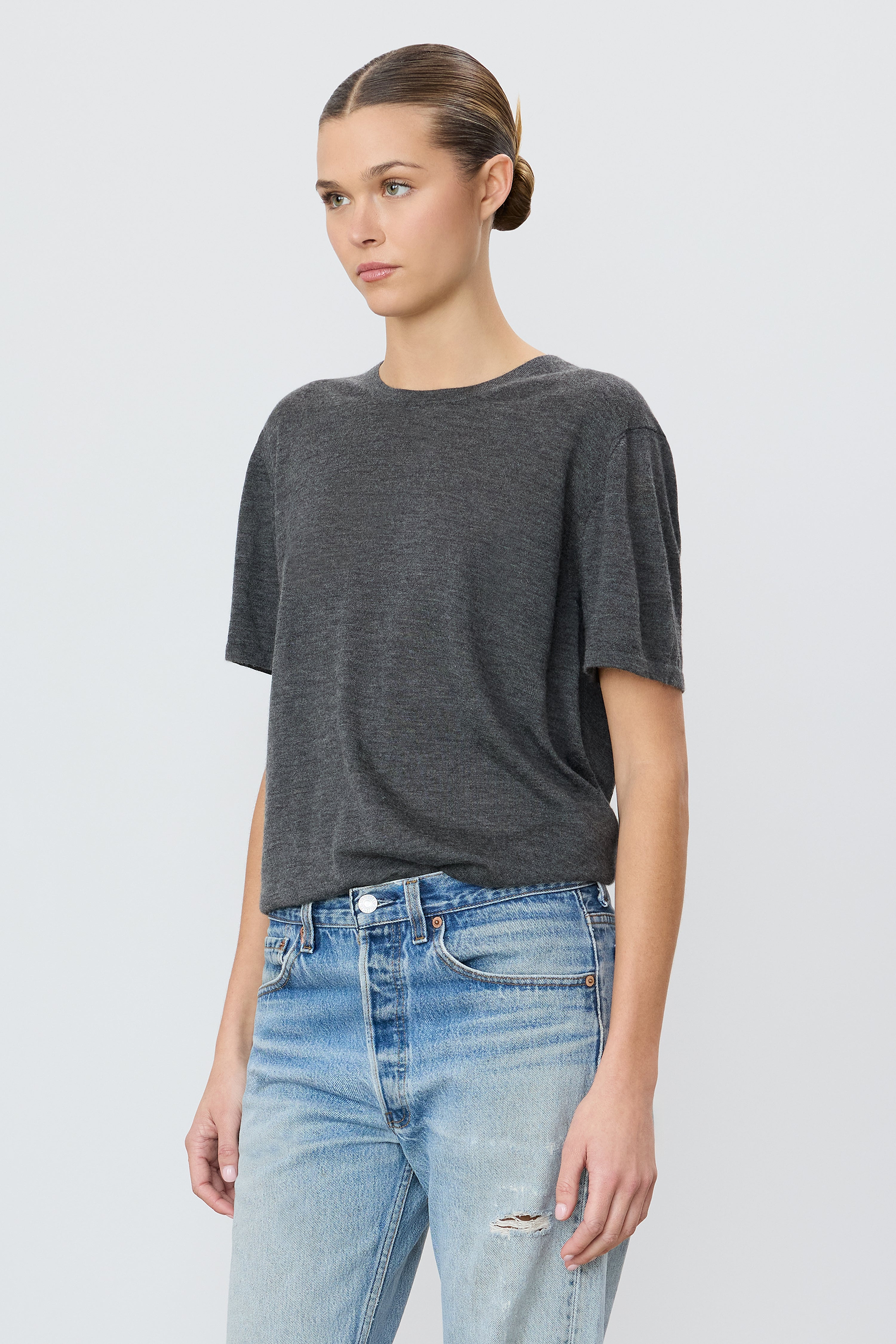 ÉTERNE SHORT SLEEVE BOYFRIEND T-SHIRT