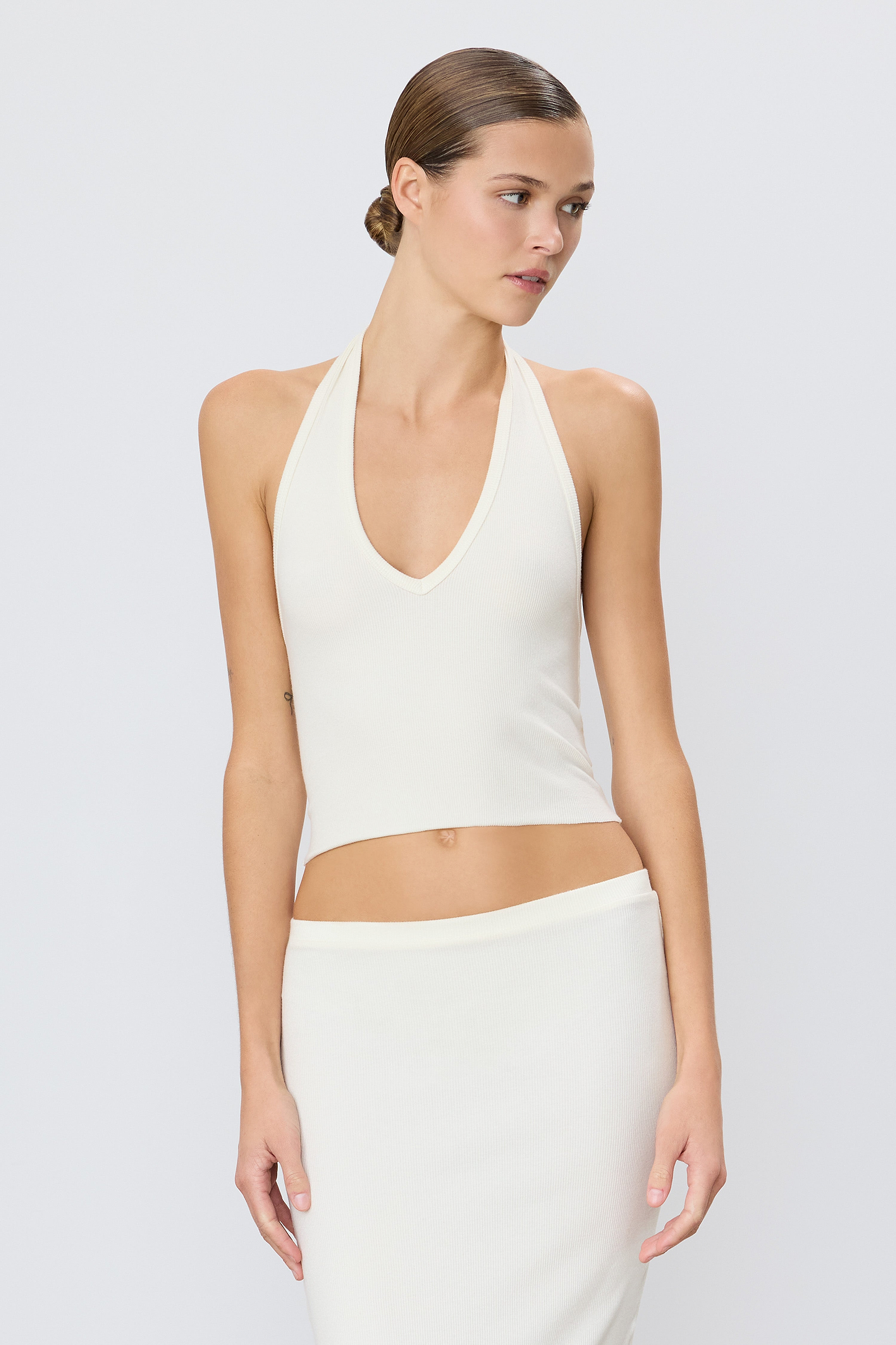 CROPPED HALTER TOP - ÉTERNE