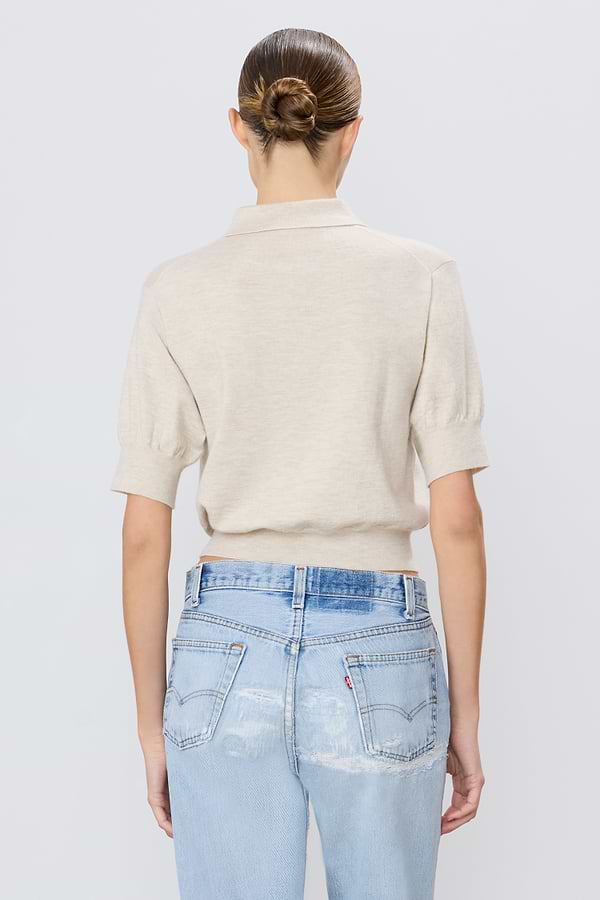 Journey Cashmere Polo Top