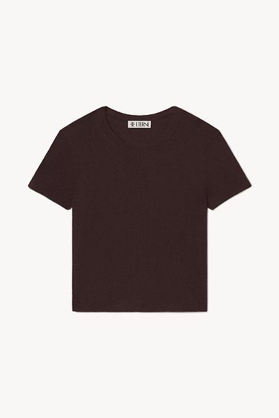 ÉTERNE RIB STITCH BABY TEE